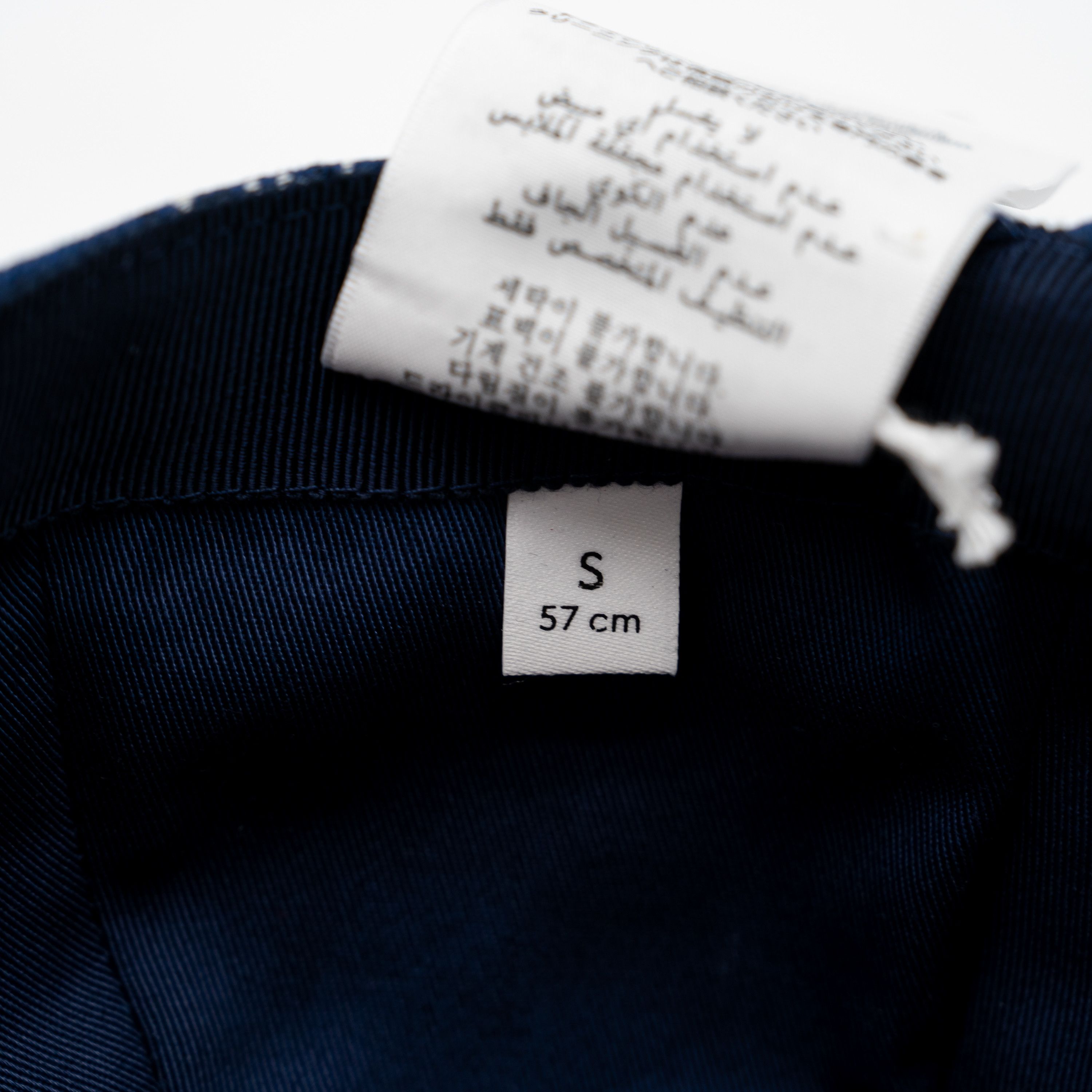 Gucci S Gucci Blue GG Cotton Baseball Cap Hat Size ONE SIZE - 7 Thumbnail