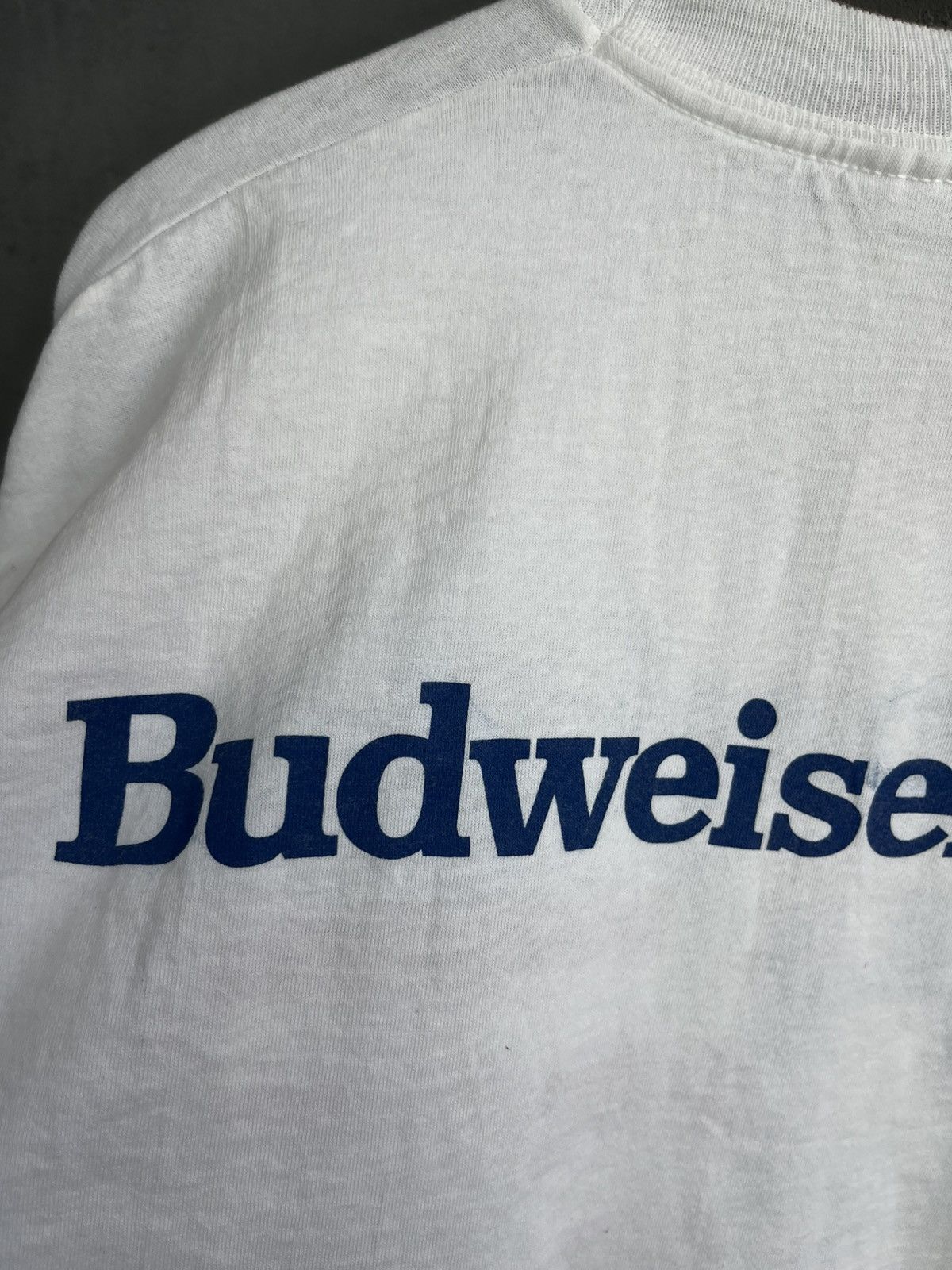 Vintage Vintage Budweiser 1995 Long Sleeve T-shirt Size US XL / EU 56 / 4 - 12 Thumbnail