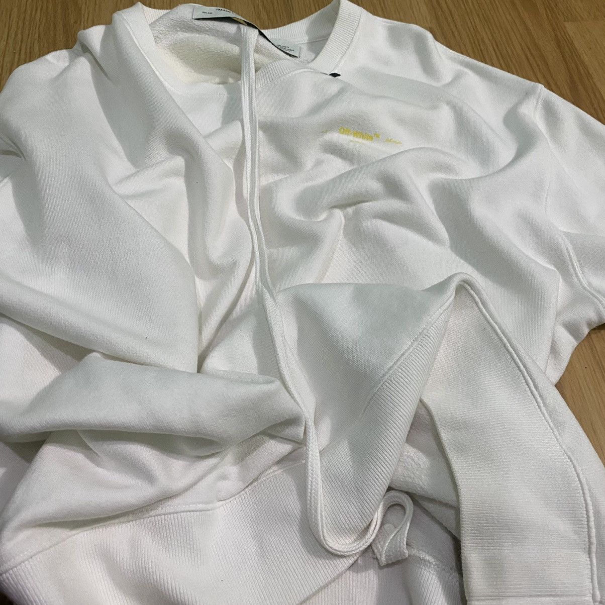 Off-White Off White 19AW Acrylic Arrows Slim Crewneck Size US XXL / EU 58 / 5 - 9 Thumbnail