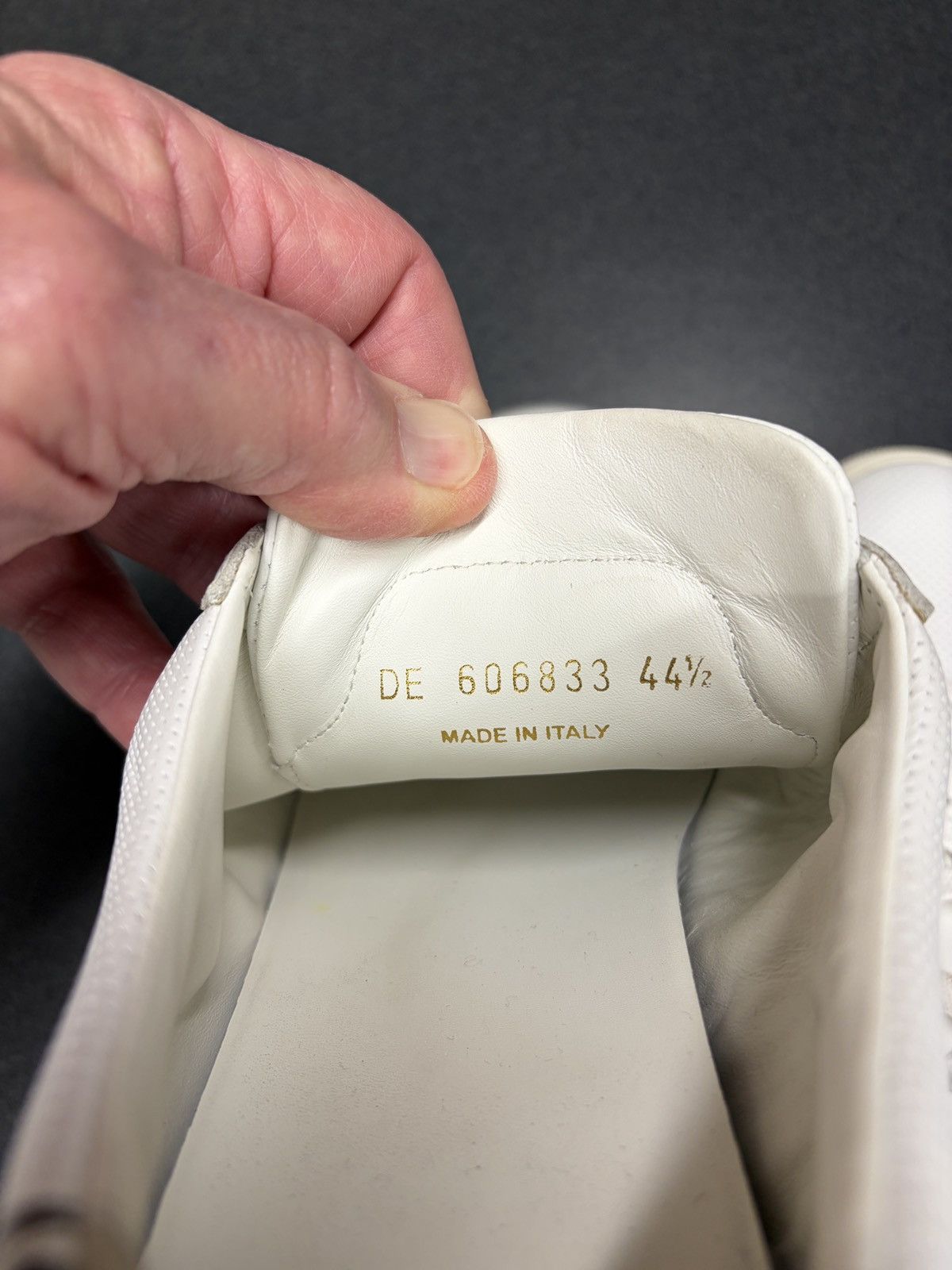 Saint Laurent Paris SAINT LAURENT YSL CLASSIC COURT SL/10 PERFORATED SNEAKERS Size US 11.5 / EU 44-45 - 4 Thumbnail
