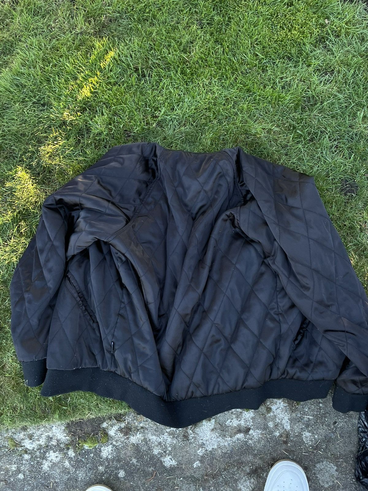 Stussy Quilted Palm Tree Bomber Jacket Size US M / EU 48-50 / 2 - 5 Thumbnail