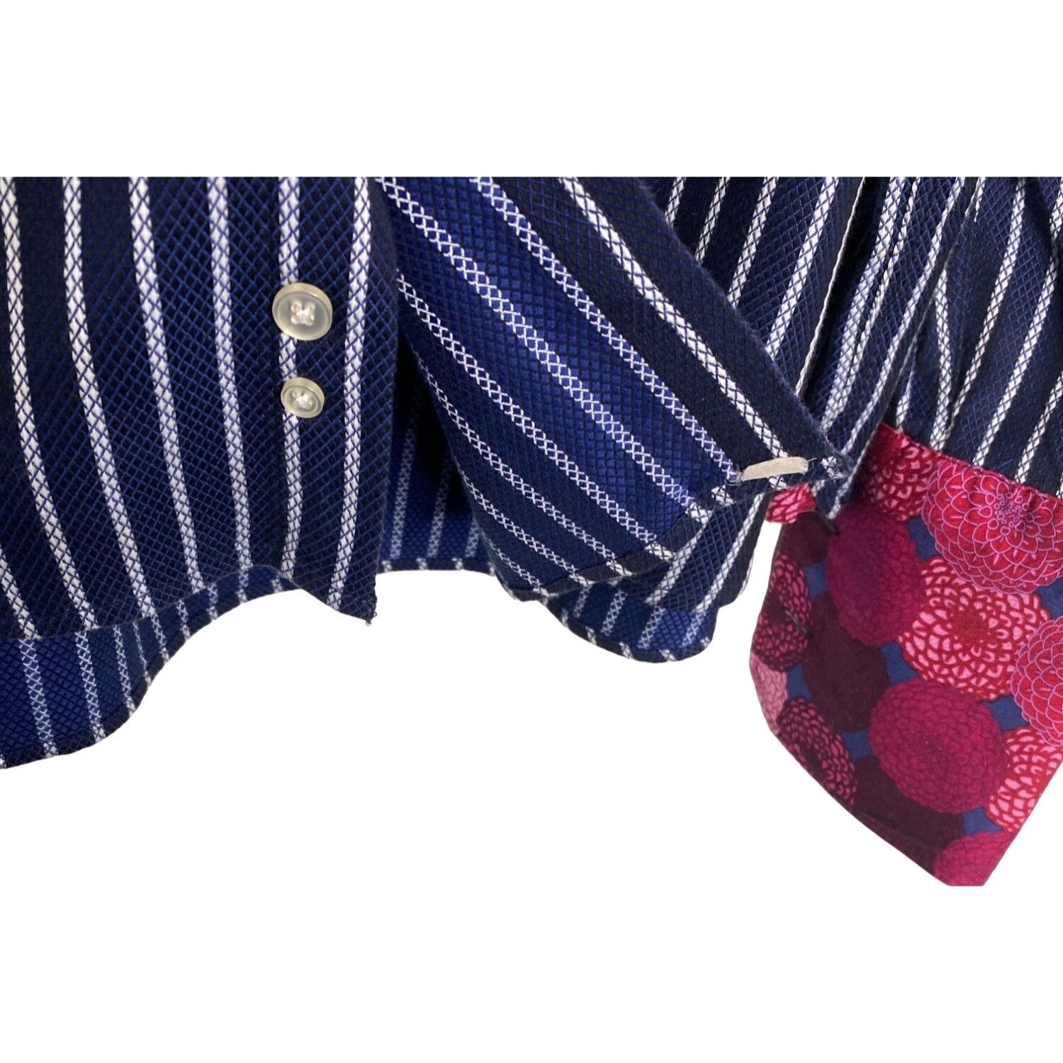 Luchiano Visconti LUCHIANO VISCONTI MEN'S 2 PLY COTTON FRENCH CUFF DRESS SHIRT Size US XL / EU 56 / 4 - 3 Thumbnail