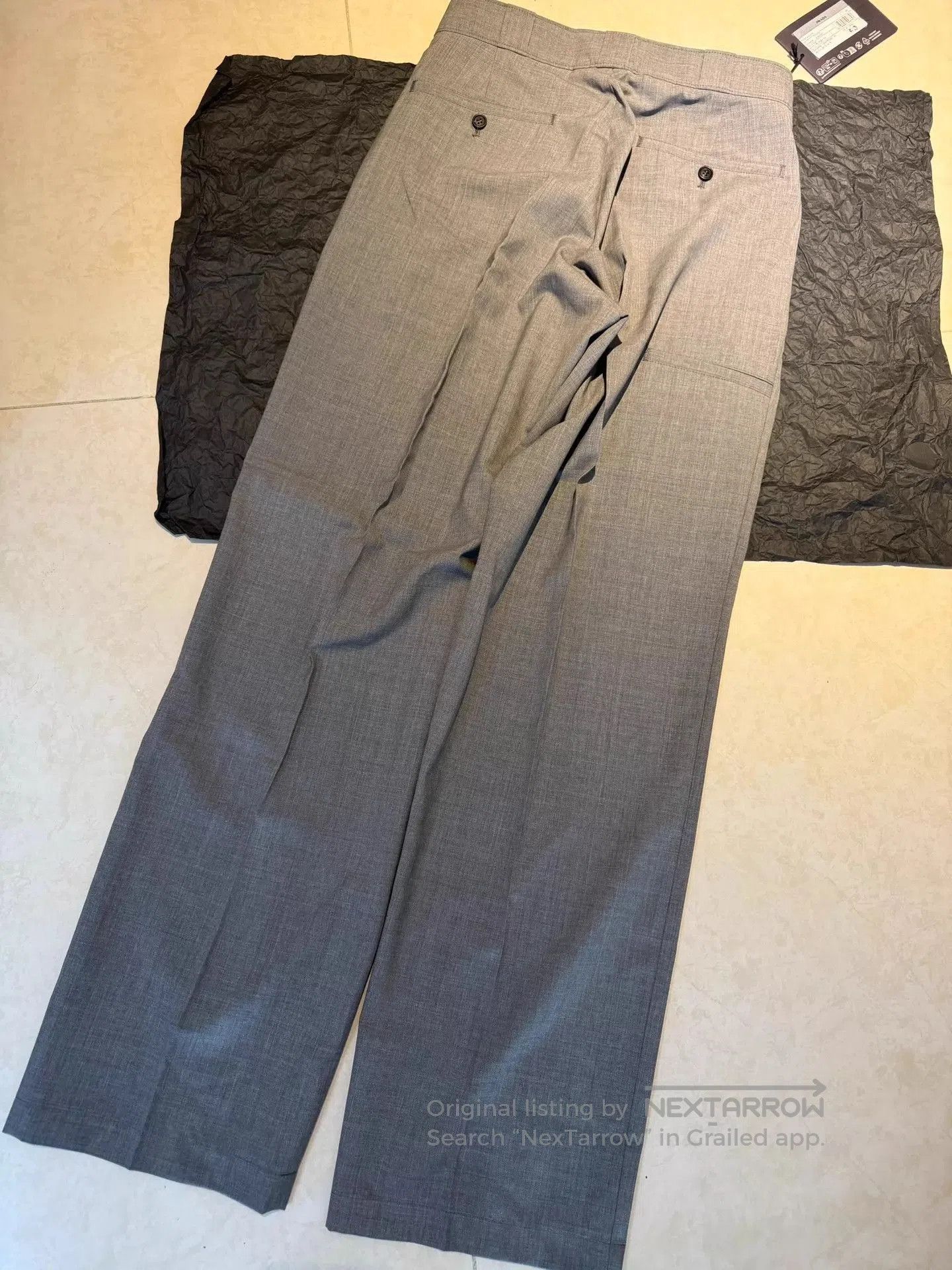 Prada Gray Tailored Pants Size 28. Size US 28 / EU 44 - 3 Thumbnail