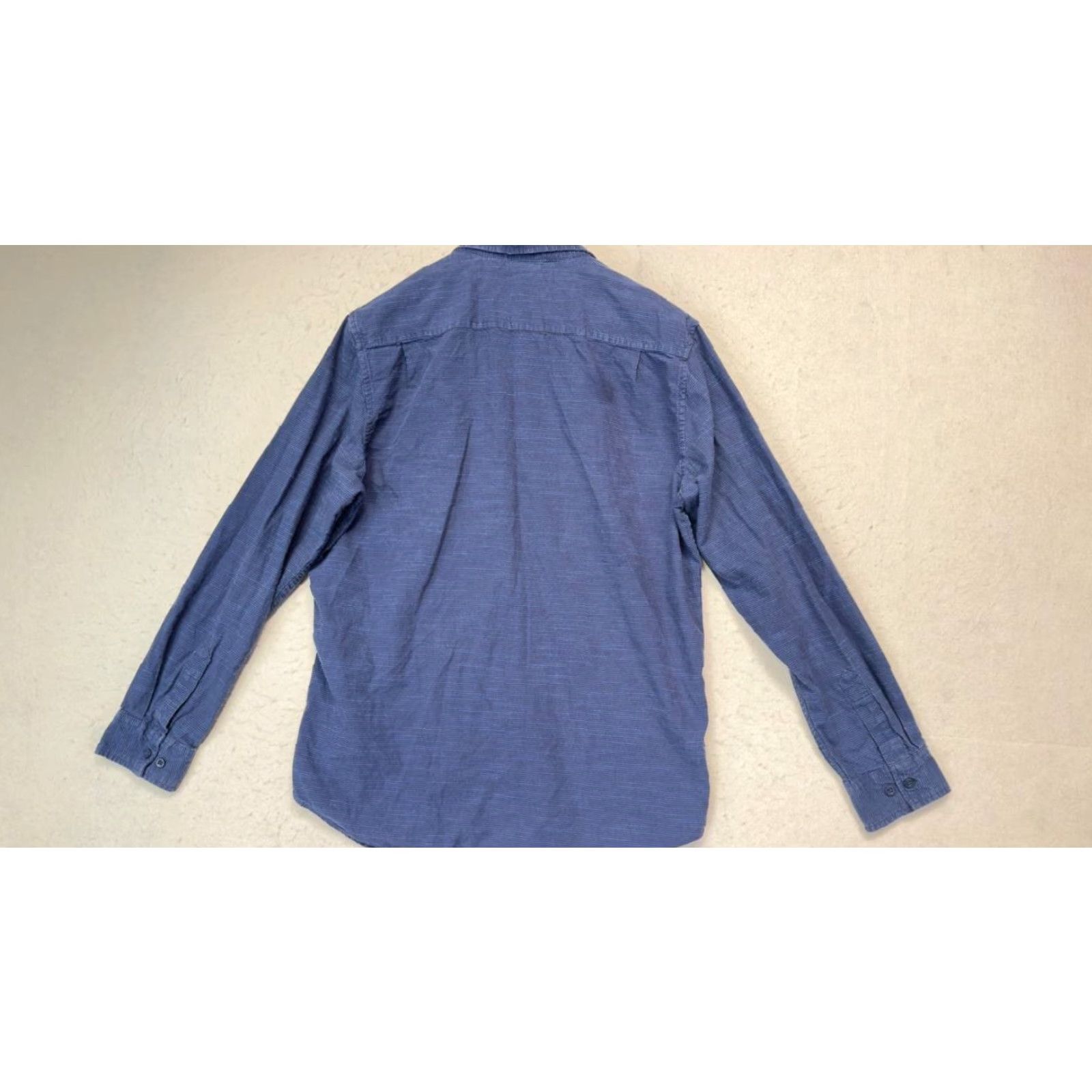 Vans VANS Button-Up Shirt Blue Long Sleeve Men L Slim Casual Shirt Size US L / EU 52-54 / 3 - 2 Thumbnail