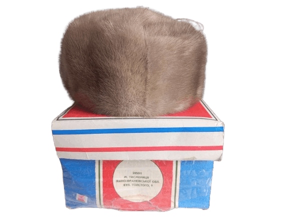Other Hat Men’s Mink Ushanka Gray Size M 57 Size ONE SIZE - 5 Thumbnail
