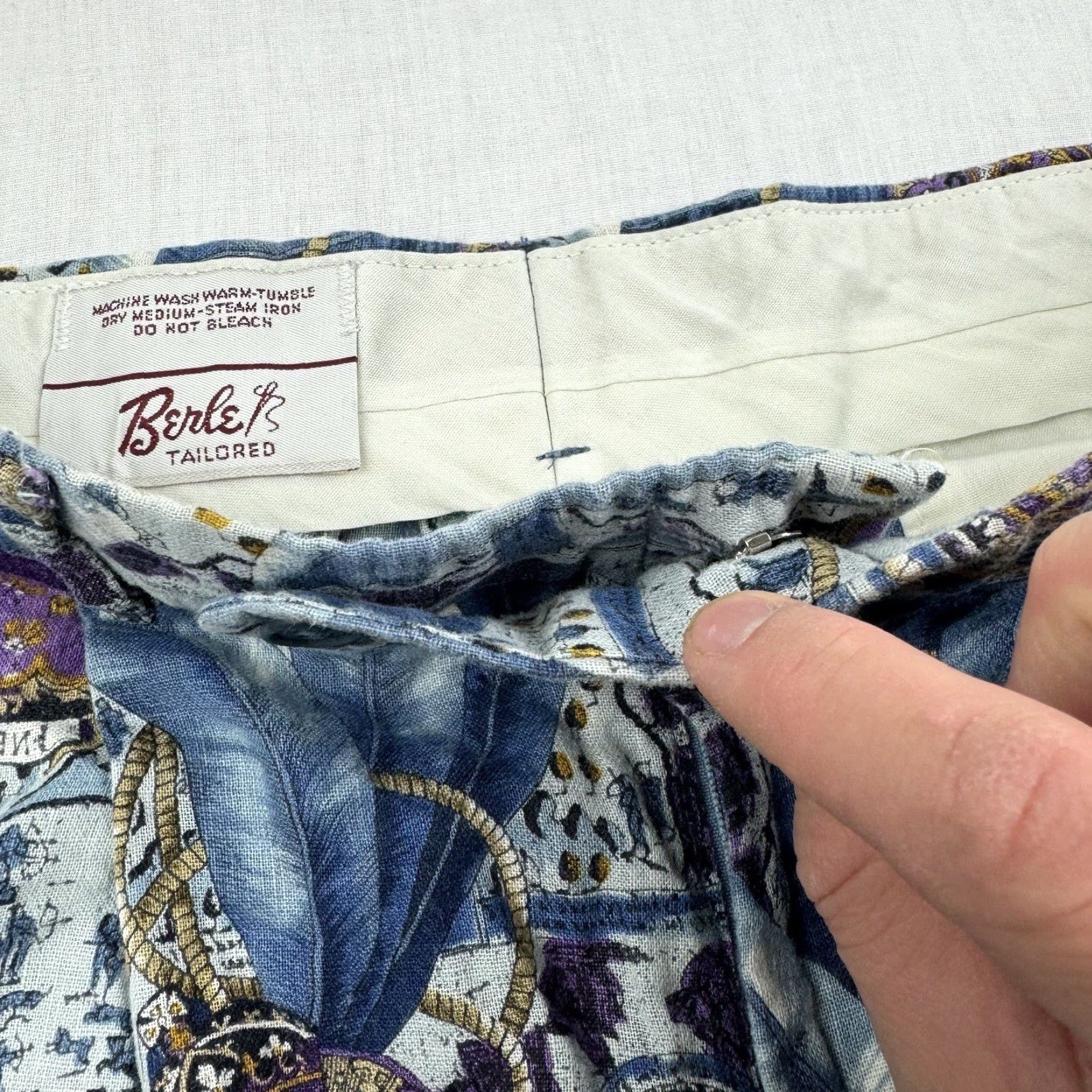 Berle VINTAGE Berle Tailored Shorts Adult 34 Golf Shorts True Vintage Talon 70s USA Size US 34 / EU 50 - 5 Thumbnail