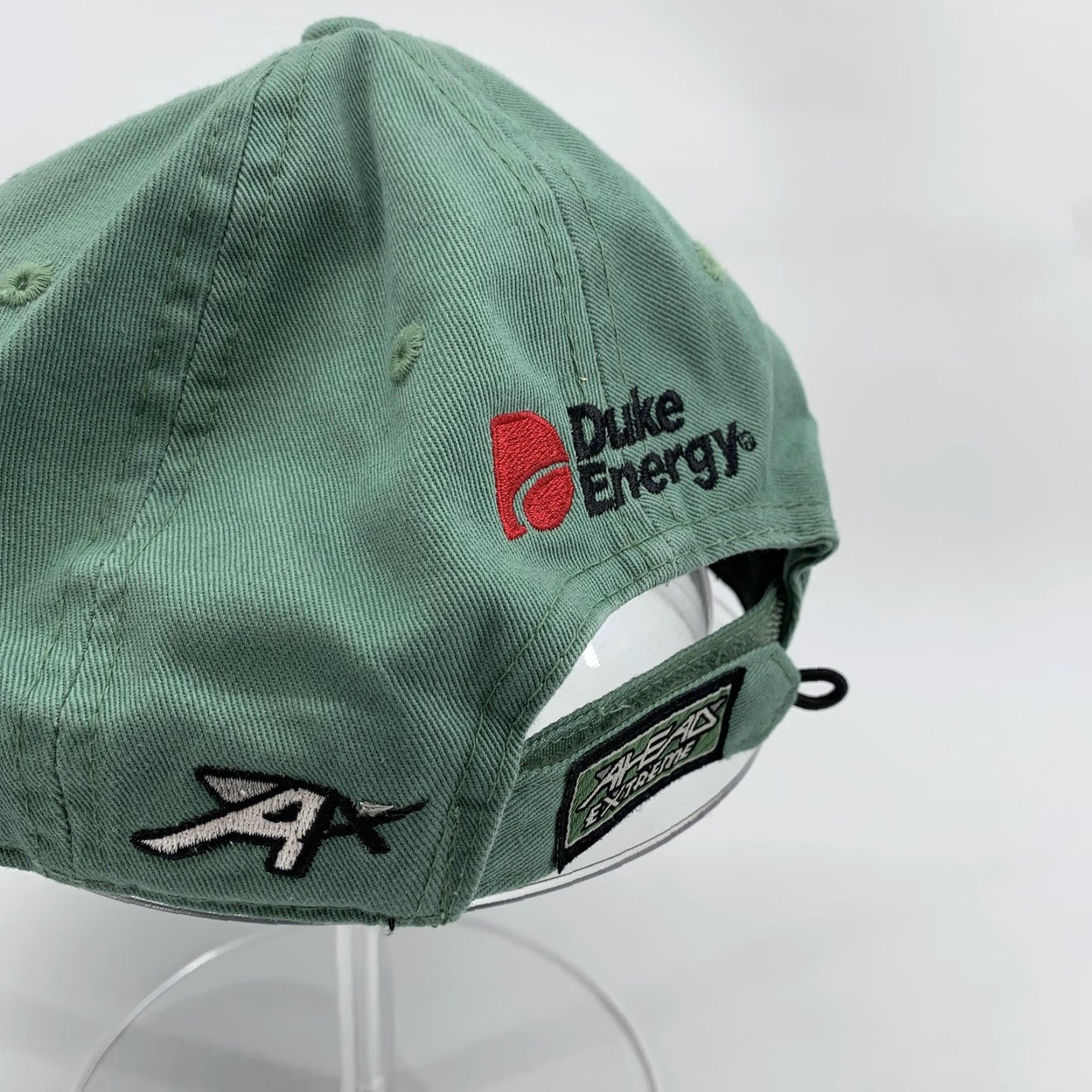 Vintage Ahead Extreme Wells Fargo Championship Hat Cap Strap Back Mens One Size Green Adjustable Twill Solid Baseball Cap Outdoors Sports Casual Size ONE SIZE - 3 Thumbnail