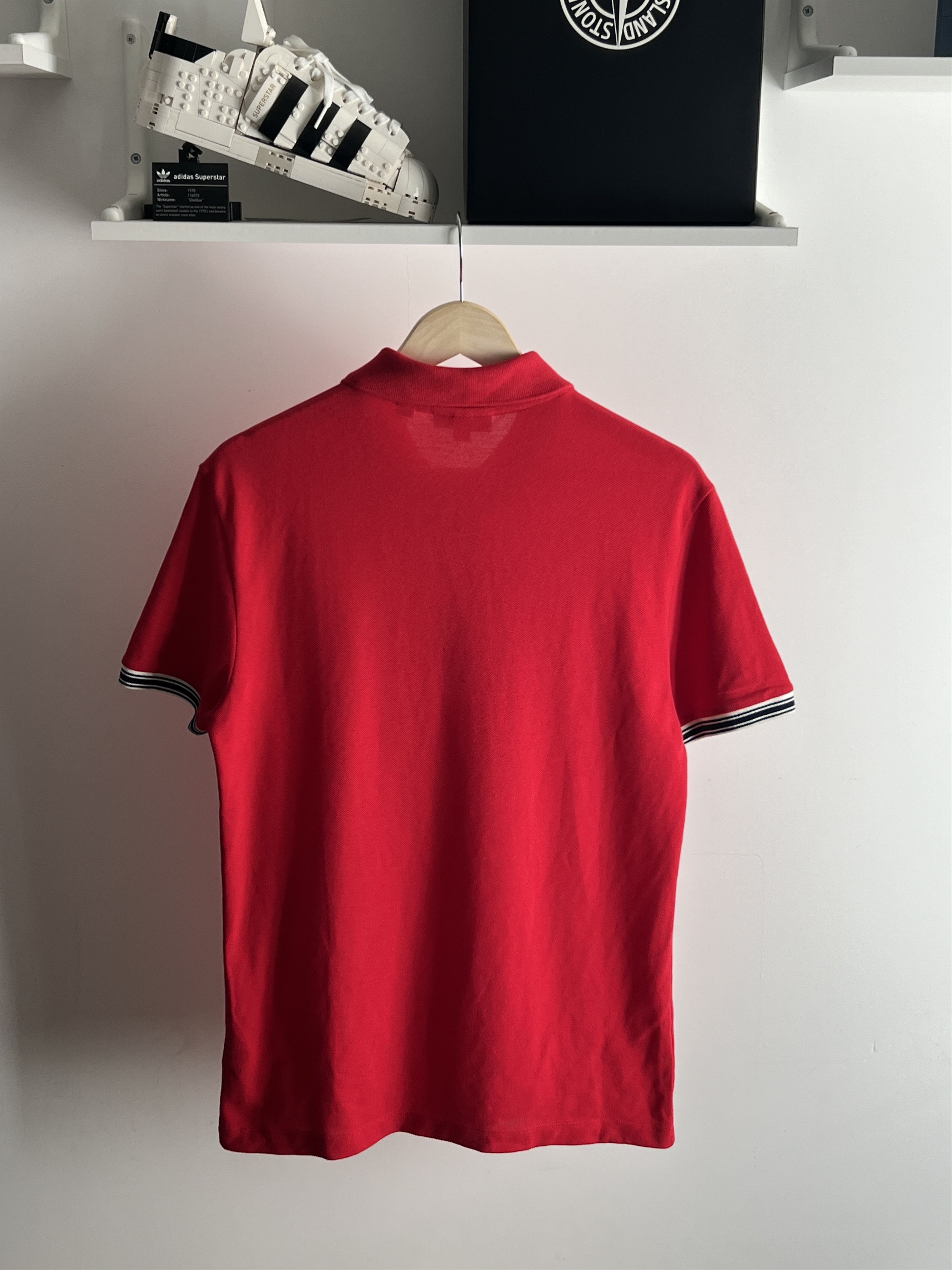 Lacoste Lacoste Polo Shirt Men Size 4 Medium Red Slim Fit Logo Size US M / EU 48-50 / 2 - 10 Thumbnail