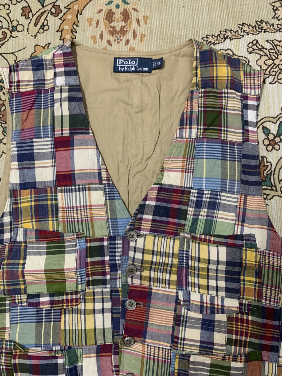 Polo Ralph Lauren VINTAGE VEST POLO RALPH LAUREN PANTSWORK Size 40R - 4 Thumbnail