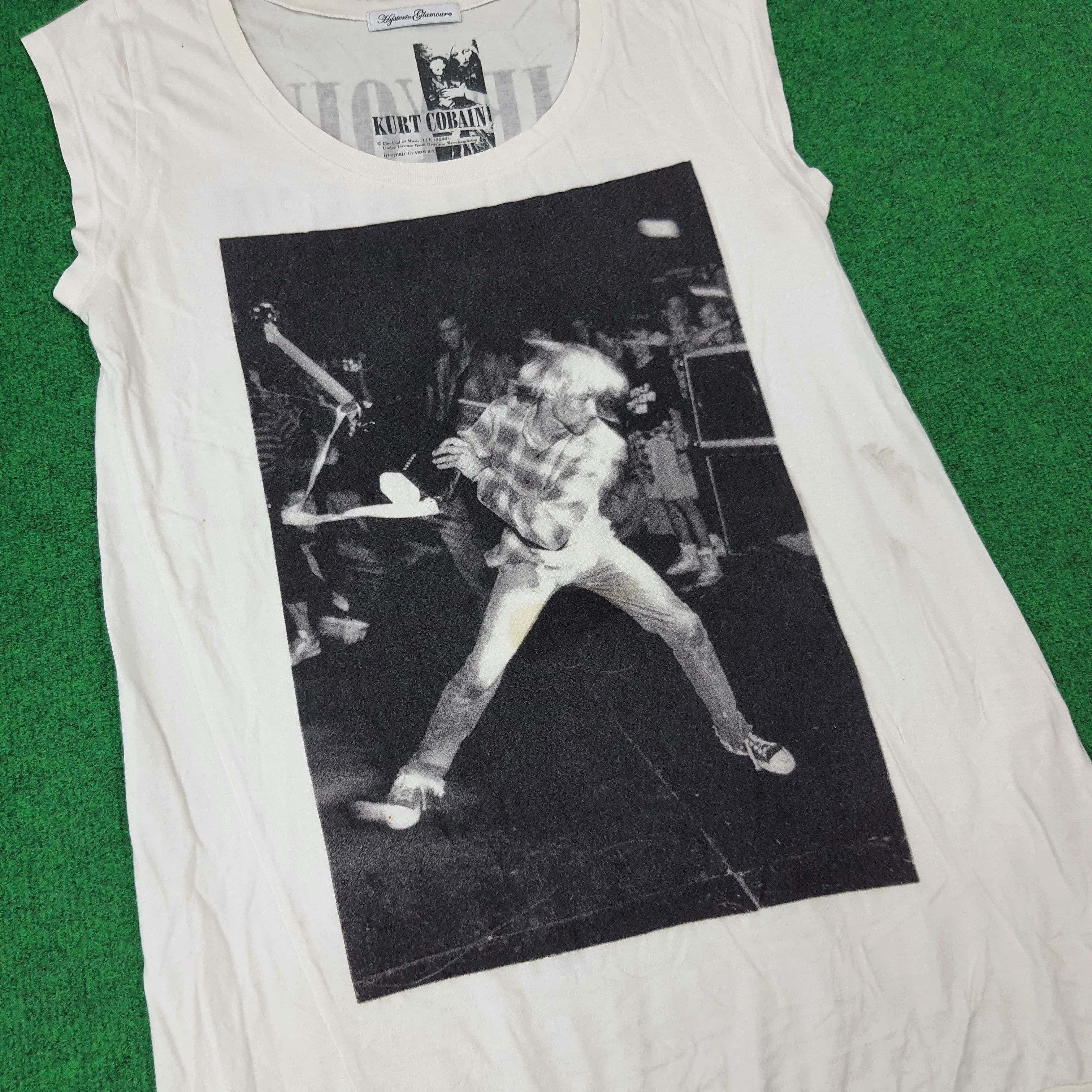 Hysteric Glamour Vintage Hysteric Glamour Kurt Cobain Nirvana TankTop C276N34 Size S / US 4 / IT 40 - 2 Thumbnail