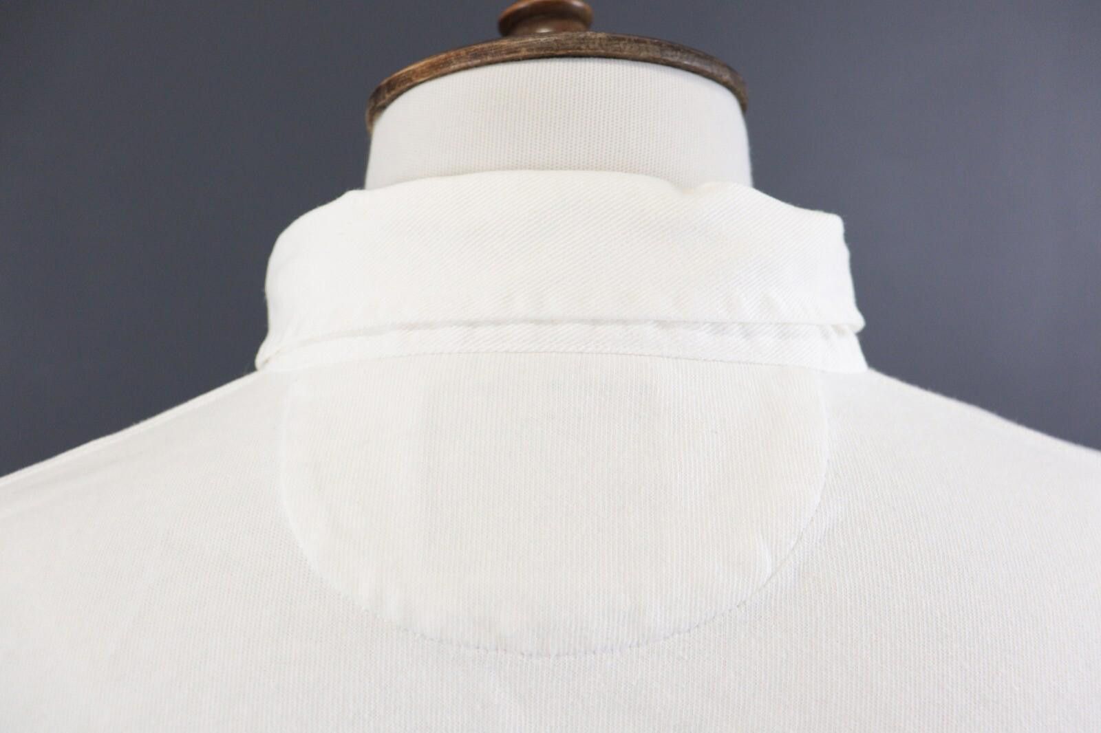 Mulberry Mulberry Logo White Cotton Rugby Polo Shirt Size M Size US M / EU 48-50 / 2 - 11 Thumbnail