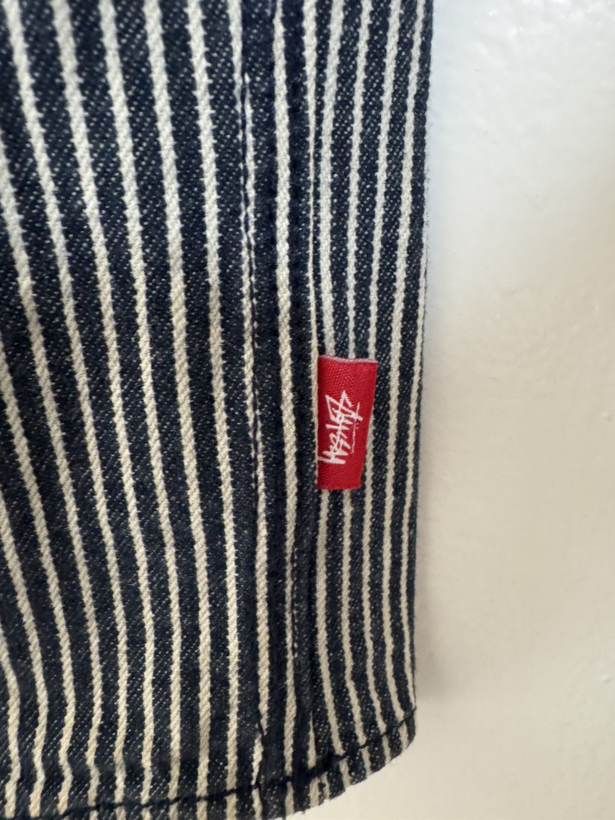 Stussy Stussy Workgear Pinstripe Button Up Shirt - Large Size US L / EU 52-54 / 3 - 6 Thumbnail