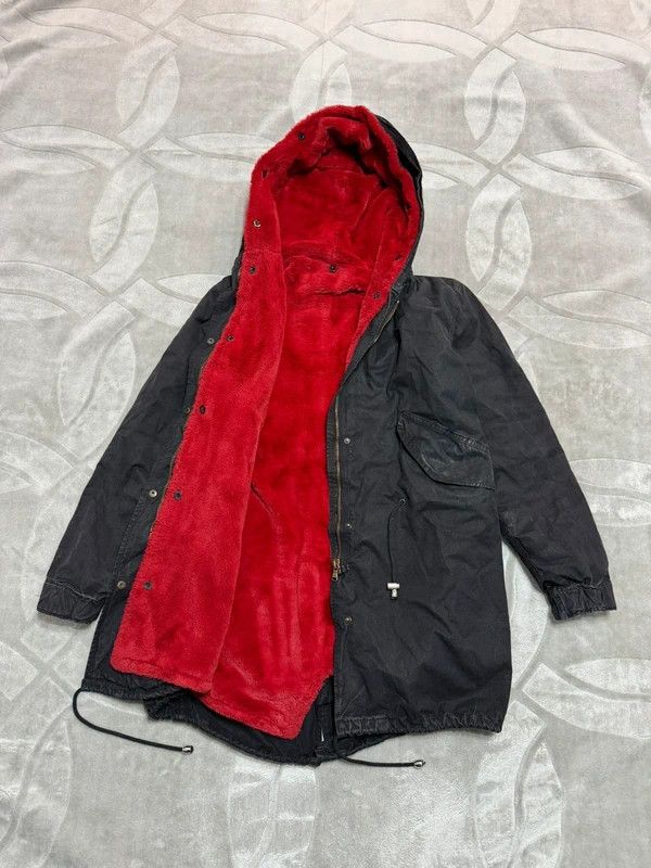 Other Blue Dream SNC Made in Italy Fur Wax Waxed Parka Jacket S Size S / US 4 / IT 40 - 1 Thumbnail