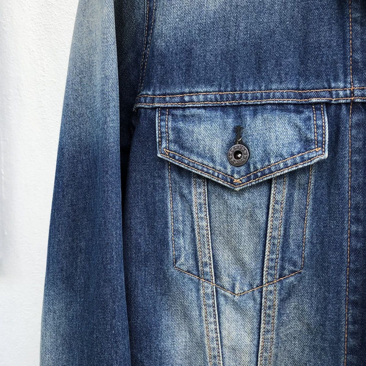 Johnbull Japanese Johnbull Trucker Denim Jacket Size US L / EU 52-54 / 3 - 13 Thumbnail