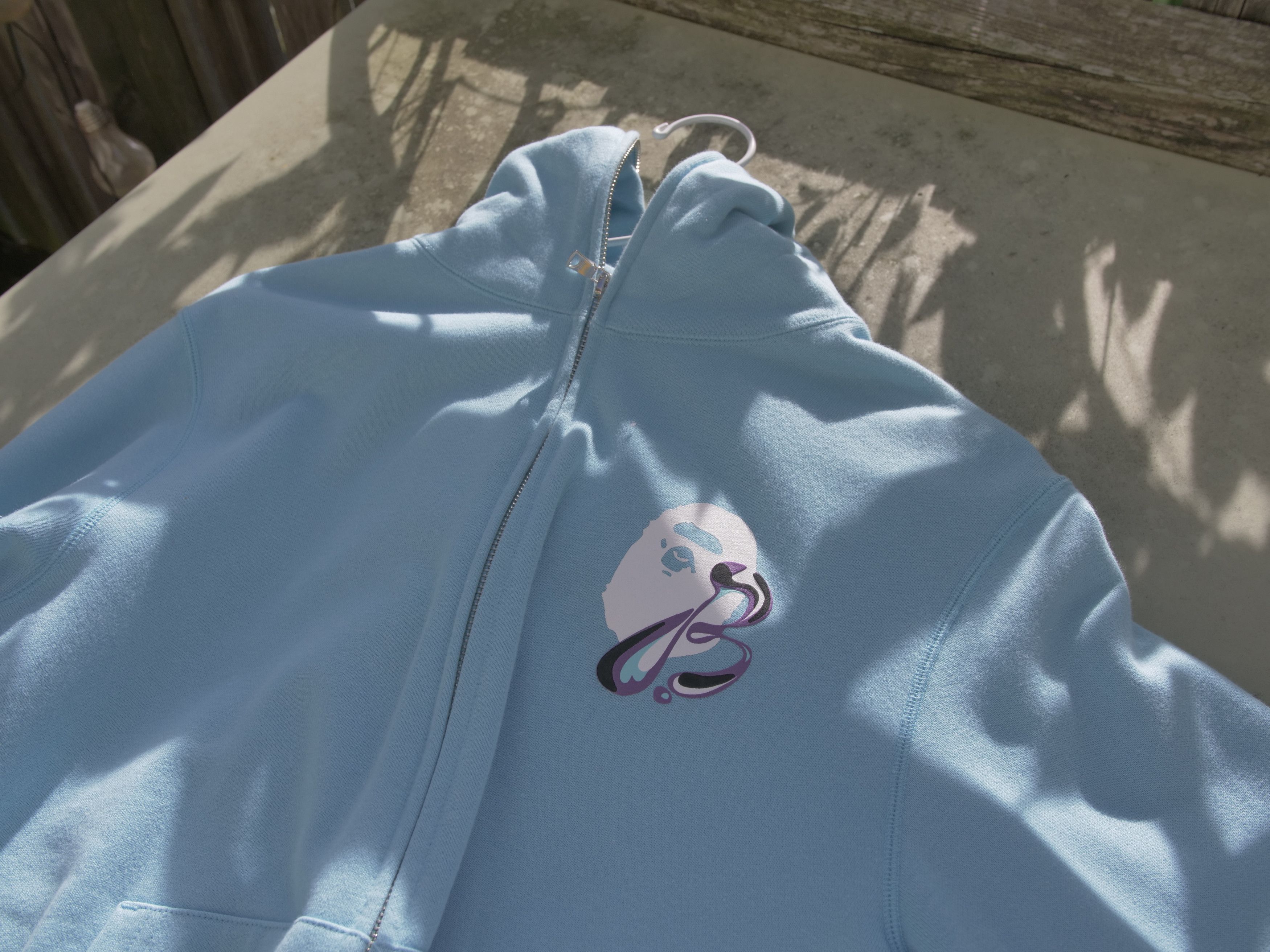 Bape Marble Camo Liquid College Full Zip Hoodie Size US L / EU 52-54 / 3 - 4 Thumbnail