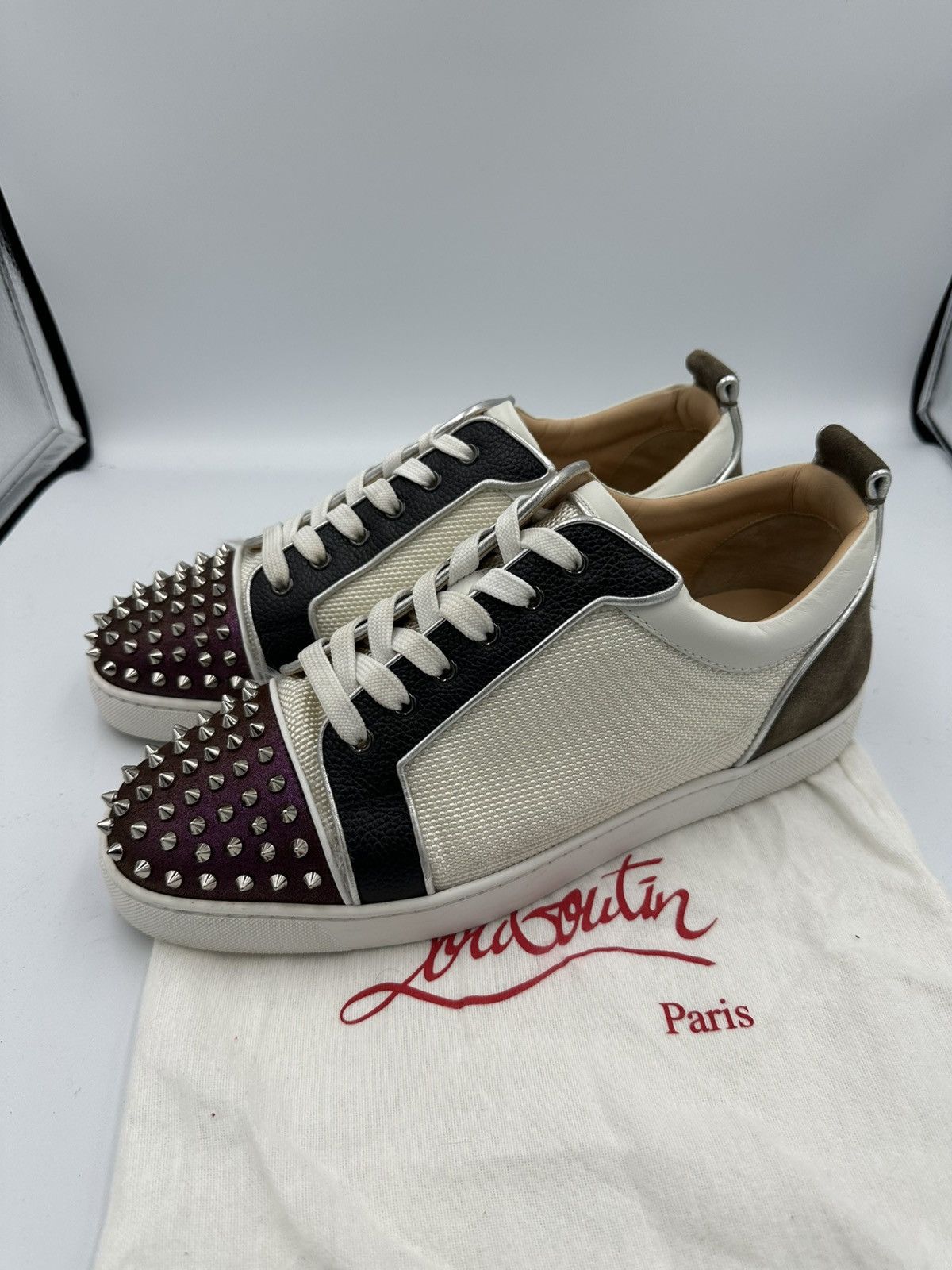Christian Louboutin Christian Louboutin Low Top Sneakers Size US 13 / EU 46 - 12 Thumbnail