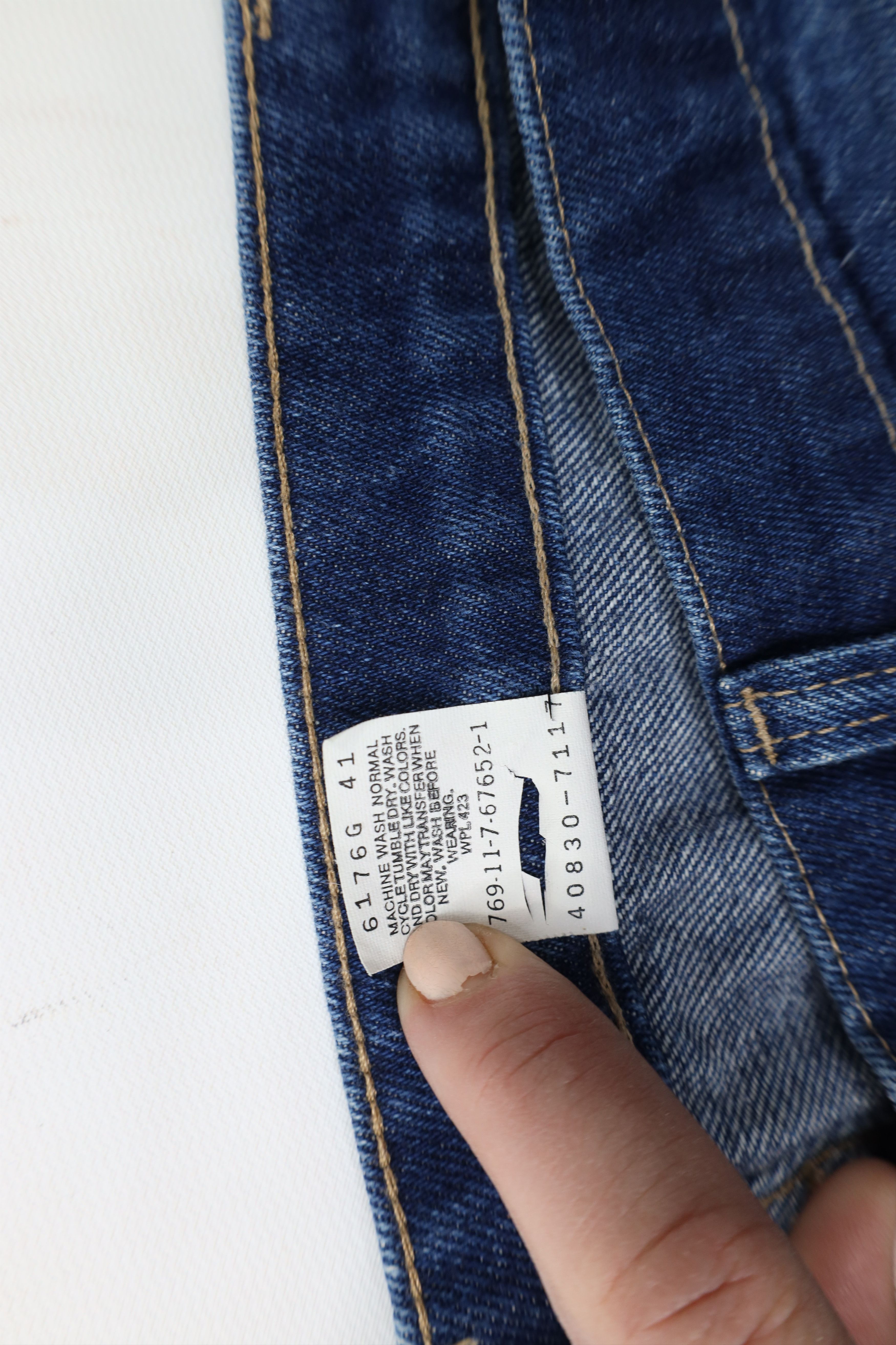 Levi's × Vintage Vintage 90s Levis Orange Tab Relaxed Fit Bootcut Denim Jeans Size US 36 / EU 52 - 10 Thumbnail