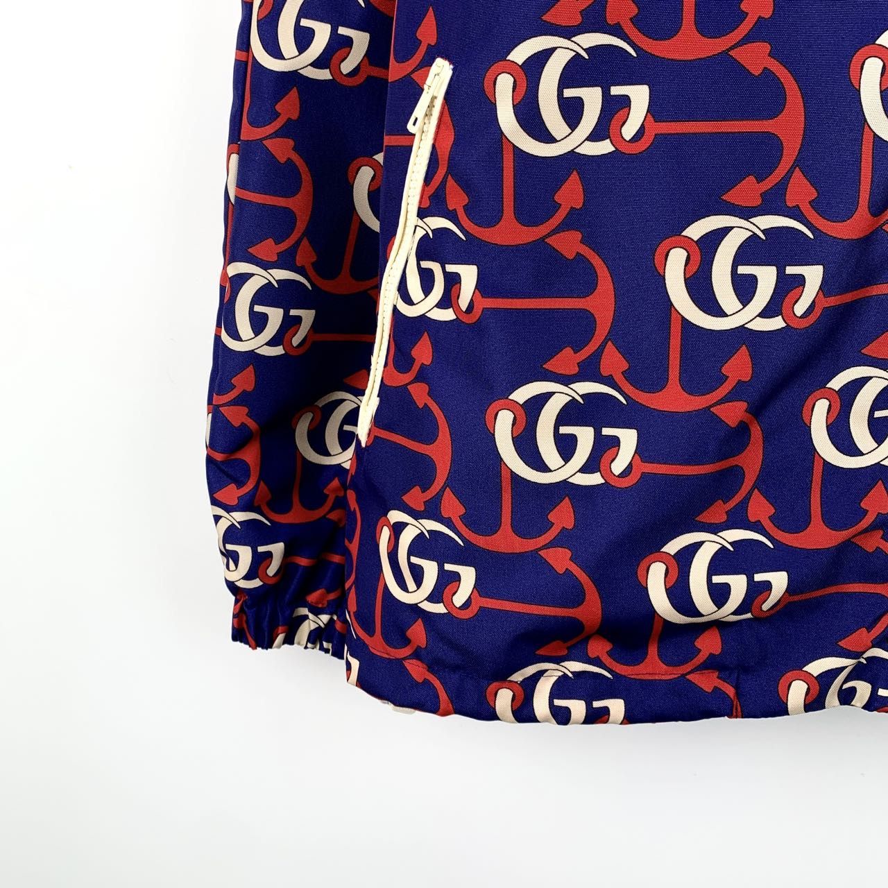 Gucci Gucci Multicolor Logo Print Hooded Zip-Up Jacket (Size S) Size S / US 4 / IT 40 - 4 Thumbnail