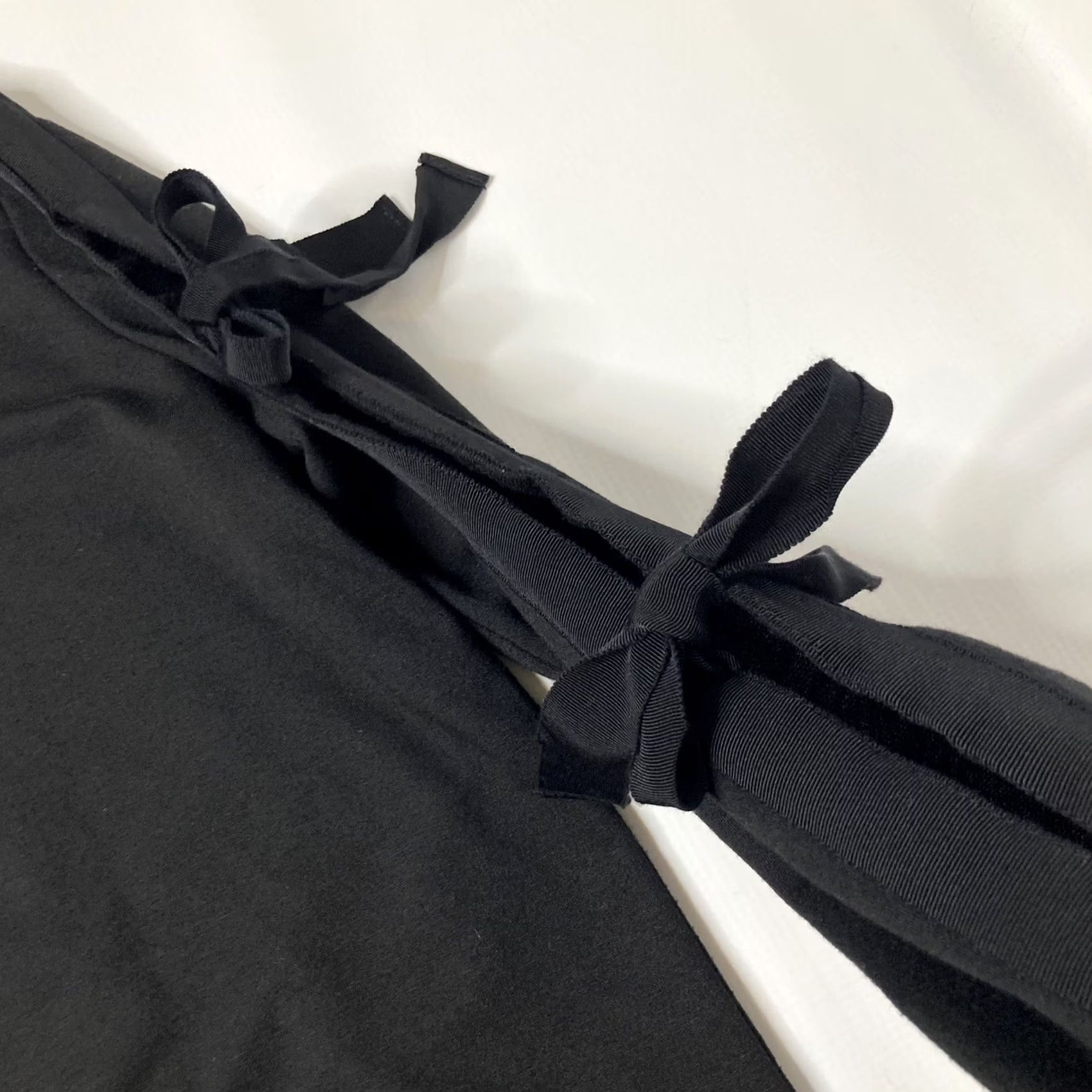 Vintage VINTAGE Pleione Black Ribbon Tie Long Sleeve Tunic Sweater? 0 Size M / US 6-8 / IT 42-44 - 5 Thumbnail