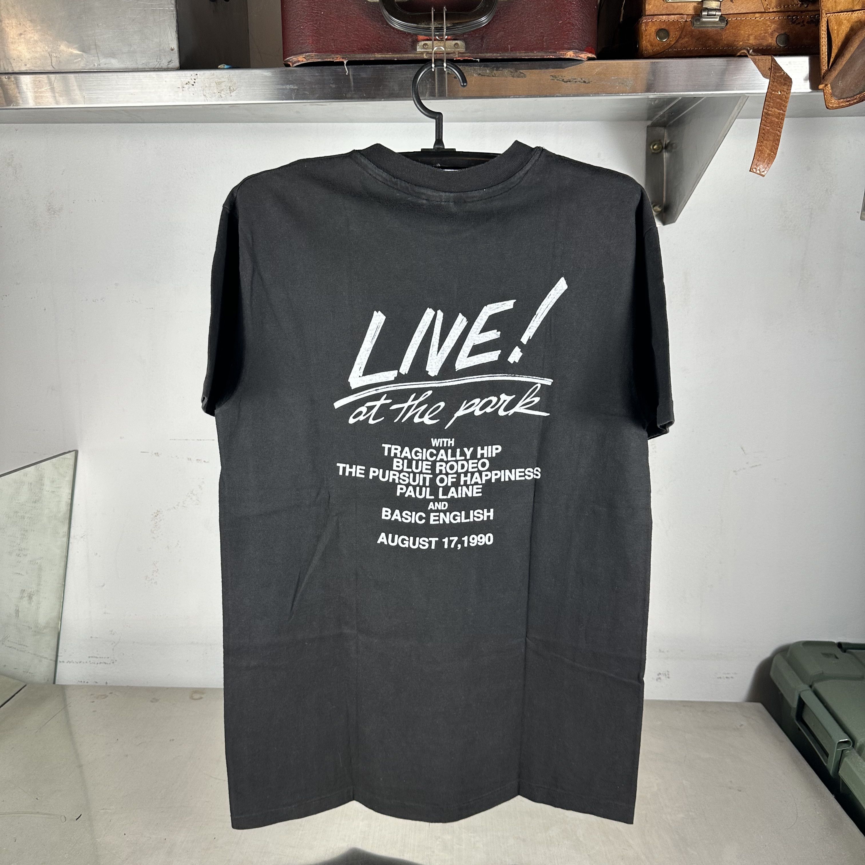 Vintage ​​Vintage 1990 Bryan Adams Live! with Tragically Hip T-shirt Size US M / EU 48-50 / 2 - 3 Thumbnail