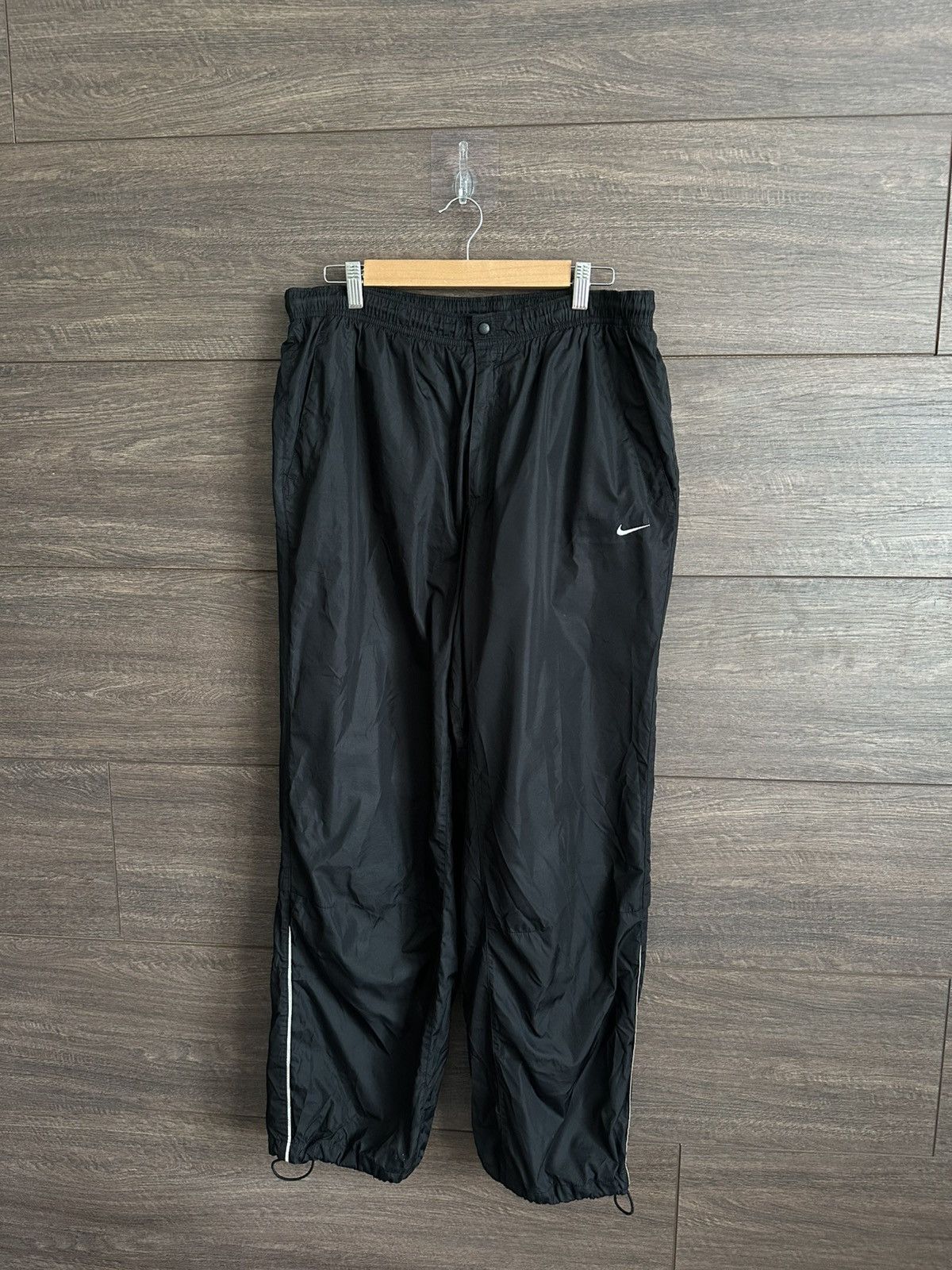 Nike Vintage 00’s Nike Mini Swoosh Y2K Nylon Track Pants Size XXL Size US 40 / EU 56 - 2 Thumbnail