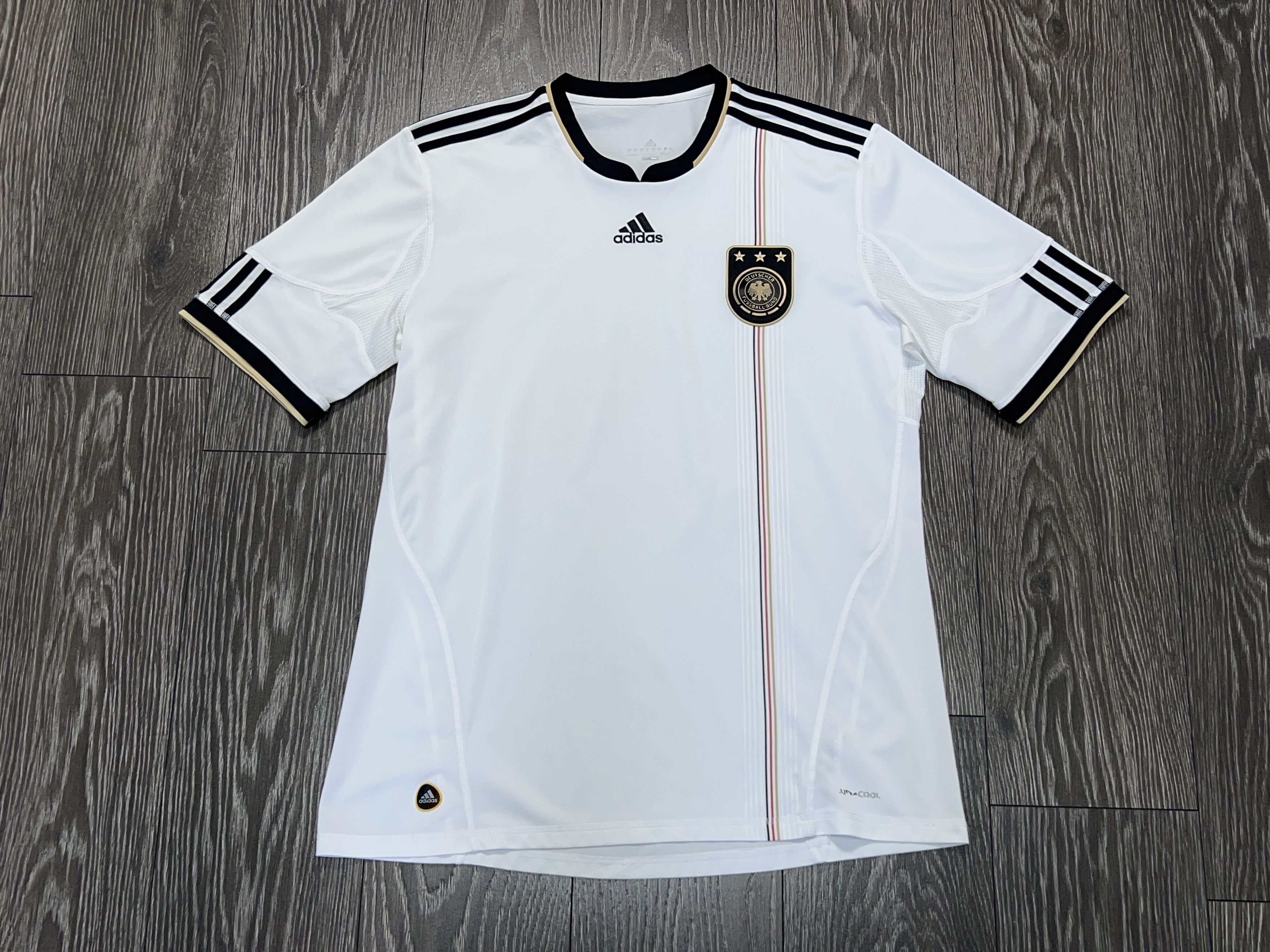 Adidas 2010 2011 Germany National Team Football Soccer Shirt Jersey Size US XL / EU 56 / 4 - 1 Thumbnail