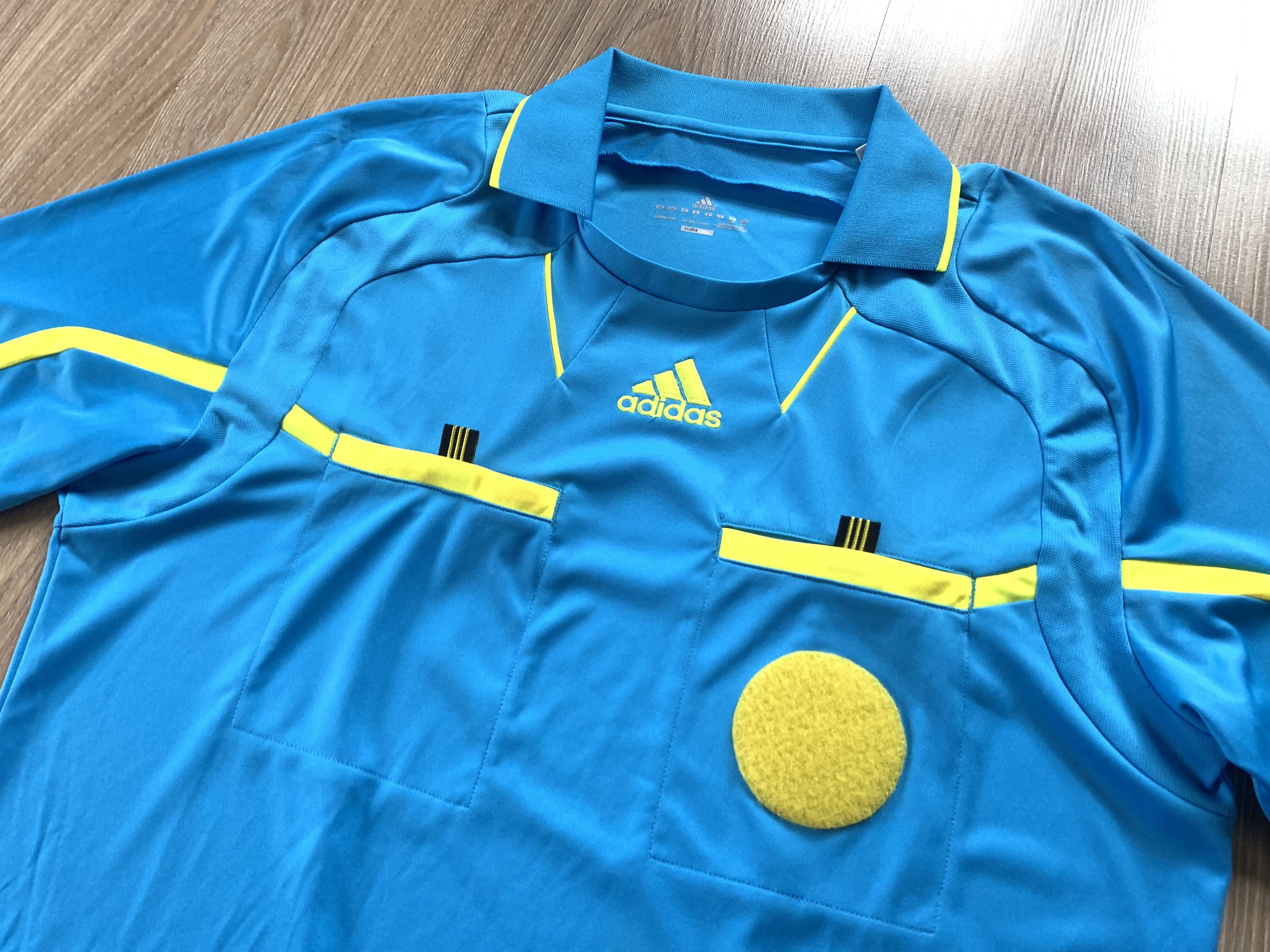Adidas Adidas Formotion Referee Blue Football Shirt Jersey Size US L / EU 52-54 / 3 - 4 Thumbnail
