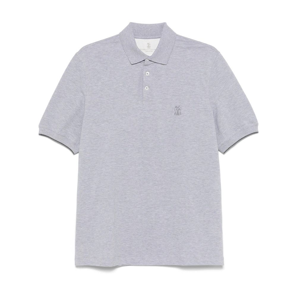 Brunello Cucinelli Brunello Cucinelli GREY Polo Shirts Size US XXL / EU 58 / 5 - 1 Thumbnail