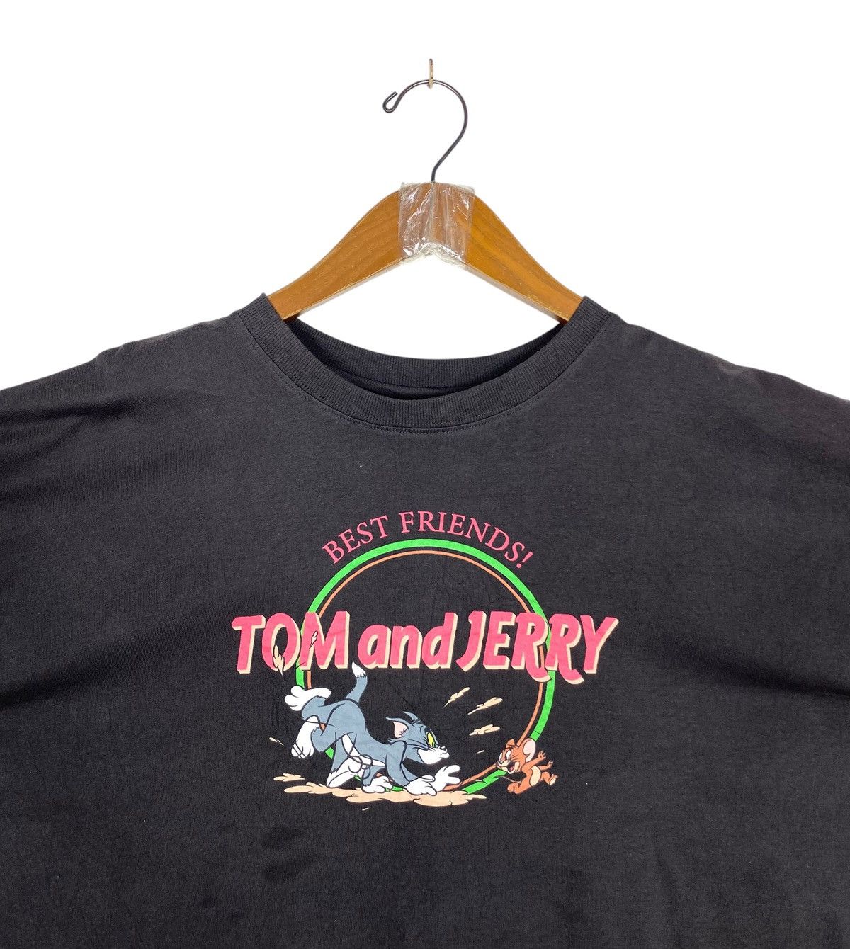 Cartoon Network Rare‼️ Tom and Jerry T-Shirt Big Logo Size US L / EU 52-54 / 3 - 2 Thumbnail