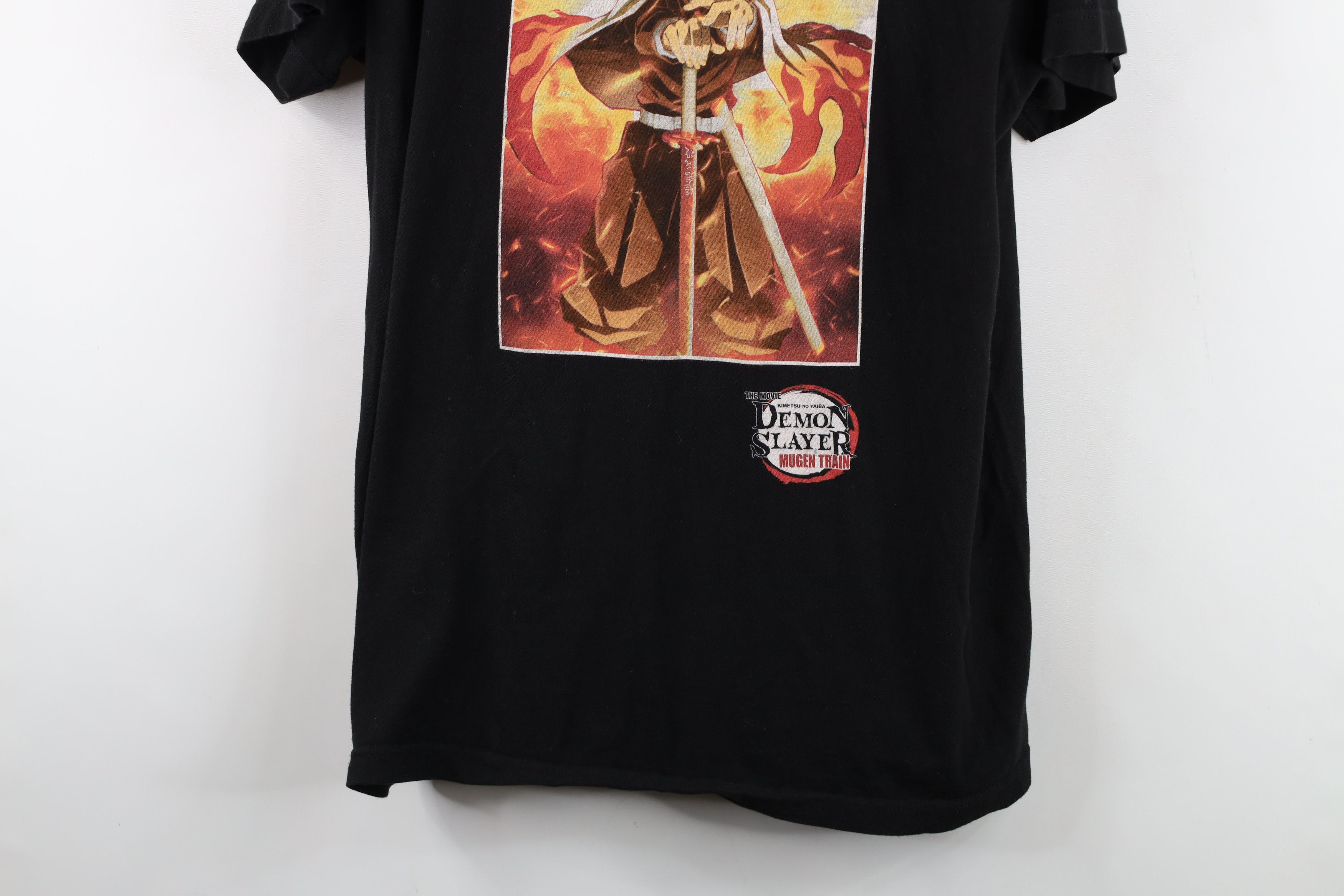 Vintage Kimetsu No Yaiba The Movie Demon Slayer Train Anime T-Shirt Size US L / EU 52-54 / 3 - 3 Thumbnail
