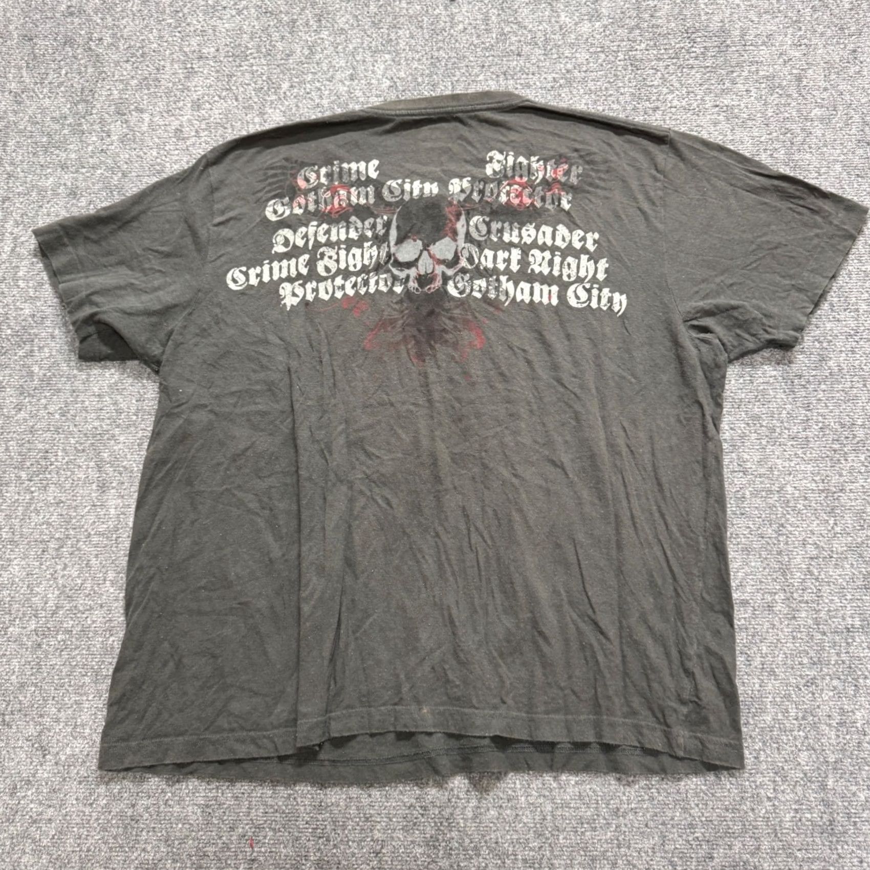 DC Comics VINTAGE Batman T-shirt Mens 2XL Gray Black AOP Y2K Grunge 90s Faded DC Comics Shirt Mens 2XL Gray Black AOP Grunge 90s DC Comics Size US XXL / EU 58 / 5 - 3 Thumbnail