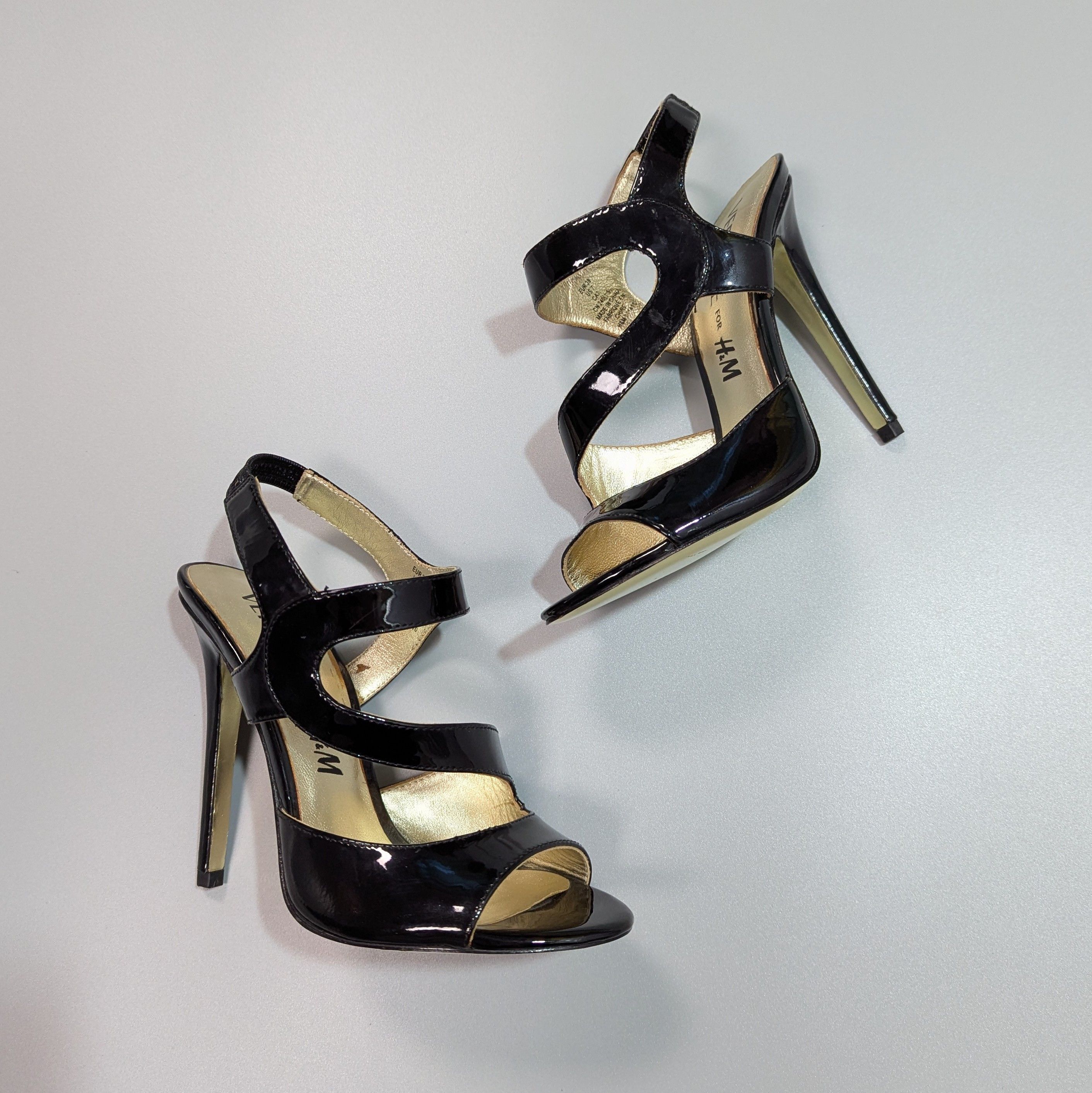 H&M × Versace Authentic Women's Stilettos High Heels Sandals Shoes Size US 7 / IT 37 - 3 Thumbnail