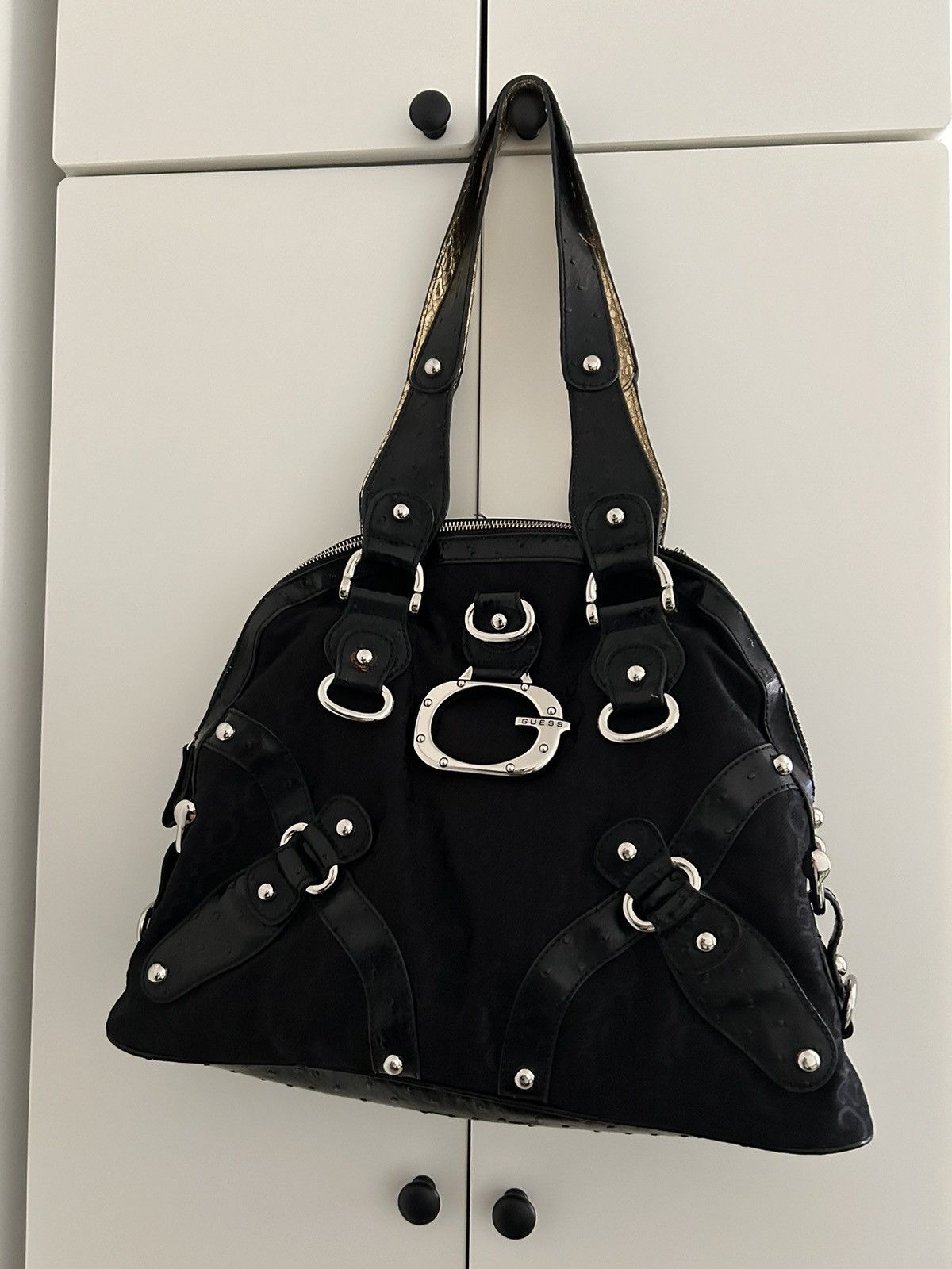 Guess Guess Vintage Monogram Liner Handbag Size ONE SIZE - 1 Thumbnail