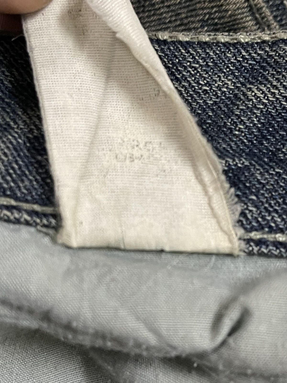 14th Addiction Vintage Japanese Brand Mud Wash Style Distress Jeans Size US 34 / EU 50 - 10 Thumbnail