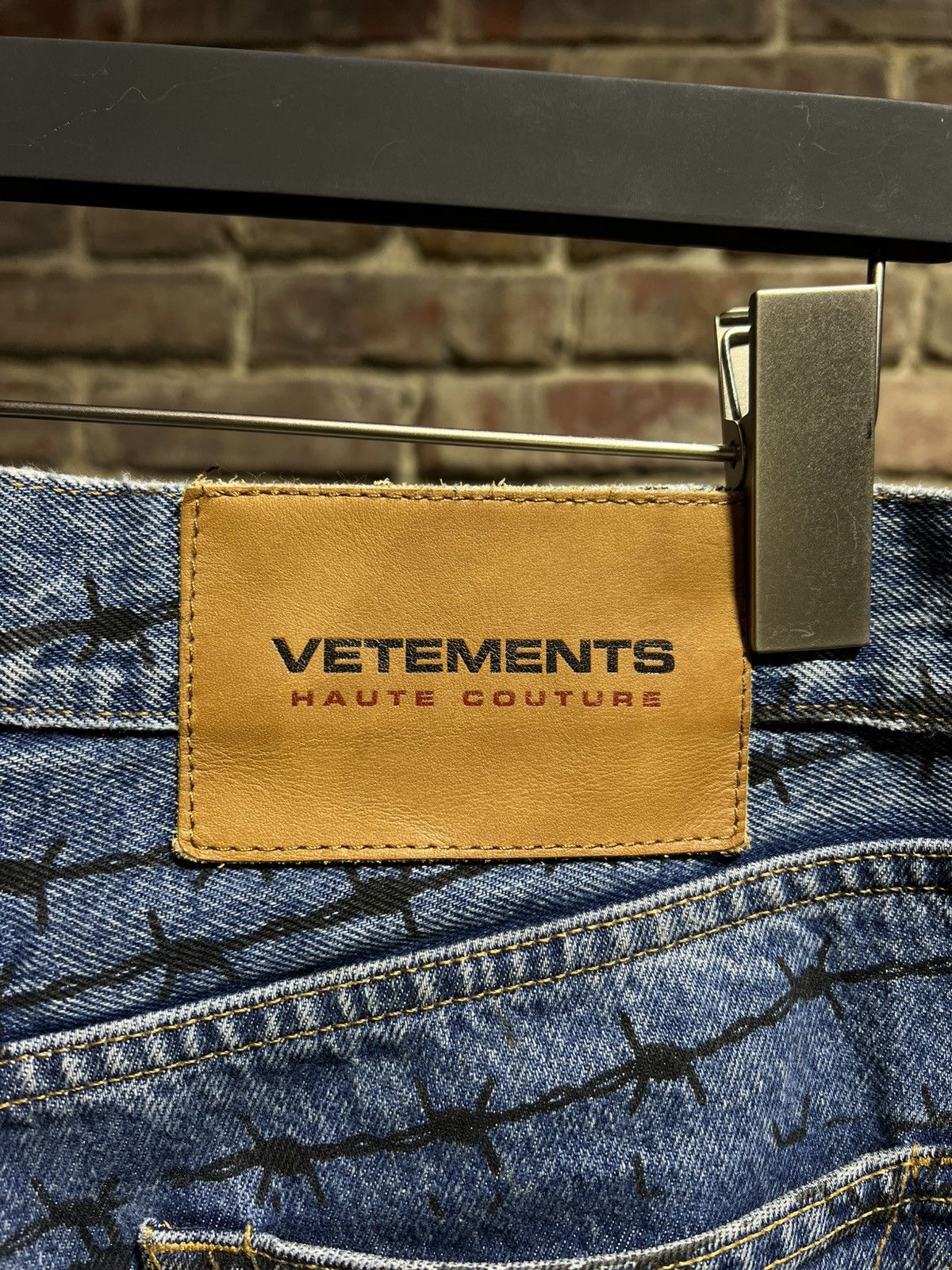 Vetements Vetements Barbed Wire Denim Jeans Size US 32 / EU 48 - 3 Thumbnail