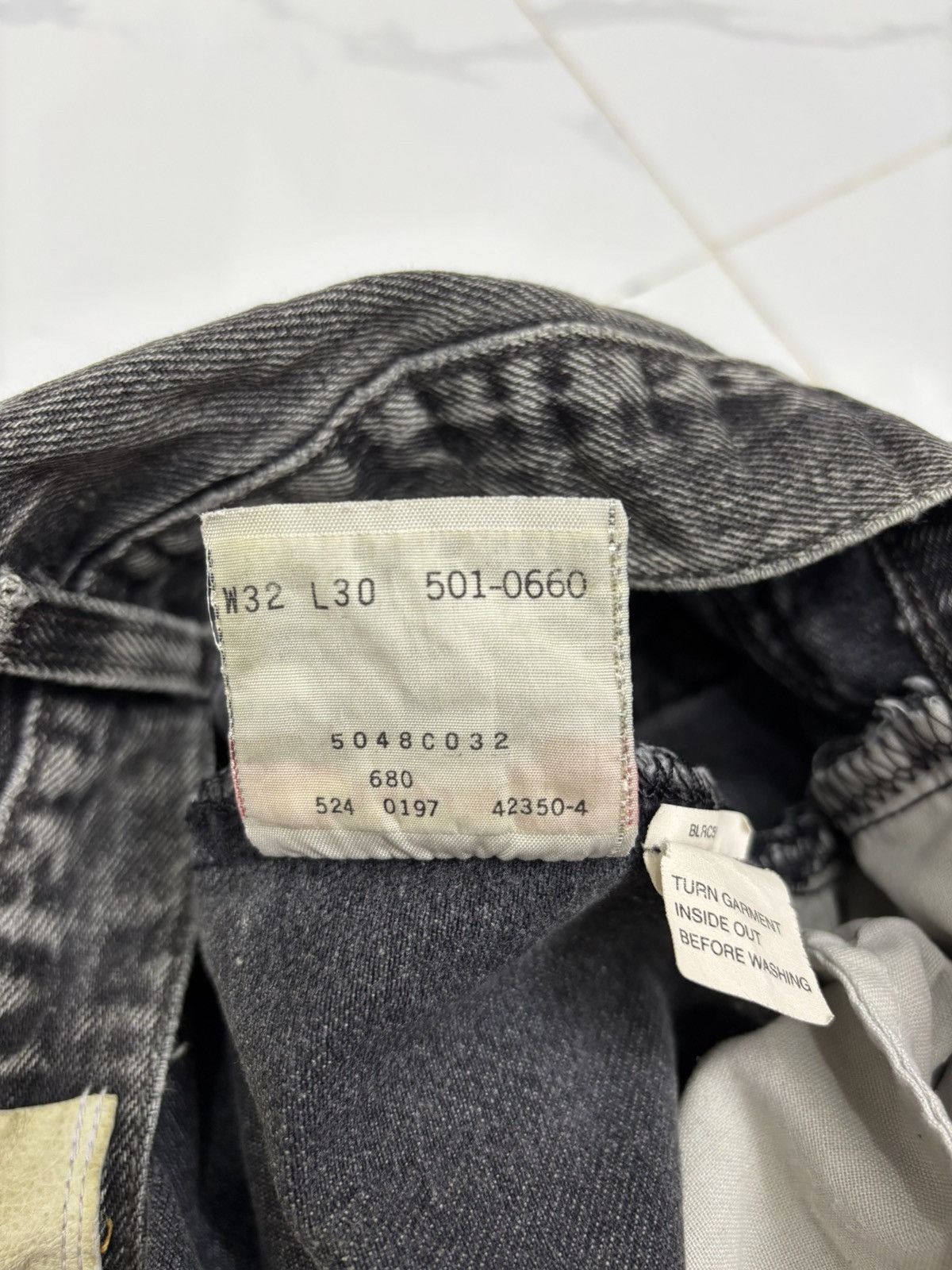 Levi's × Undercover LEVIS 501 THRASHED DISTRESSED DENIM UNDERCOVER STYLE DESIGN Size US 31 - 13 Thumbnail