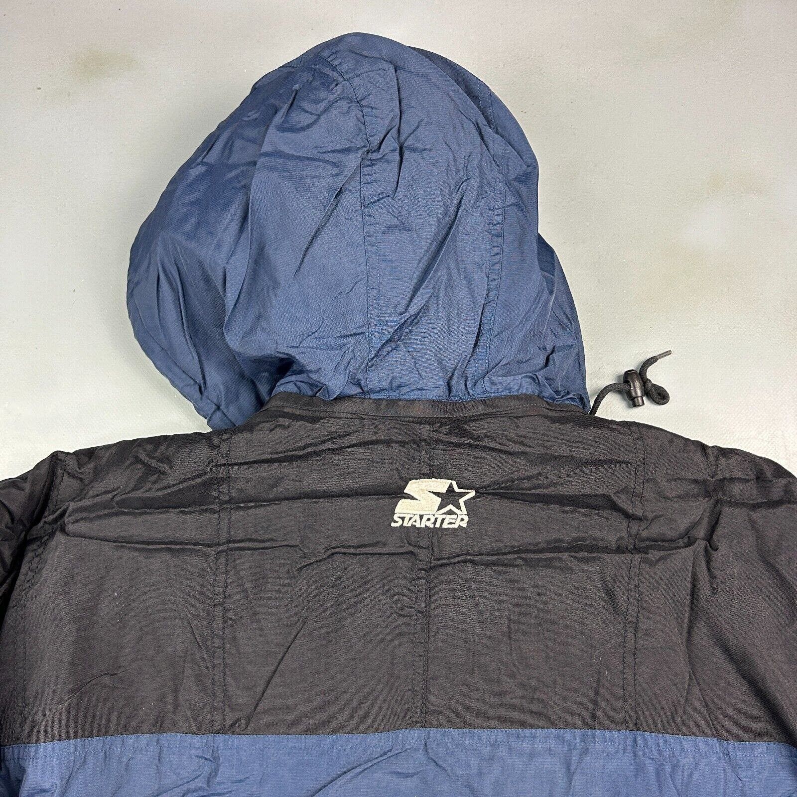 Starter VINTAGE 90s Dallas Cowboys Starter Anorak 1/4 Zip Jacket M Size M / US 6-8 / IT 42-44 - 13 Thumbnail