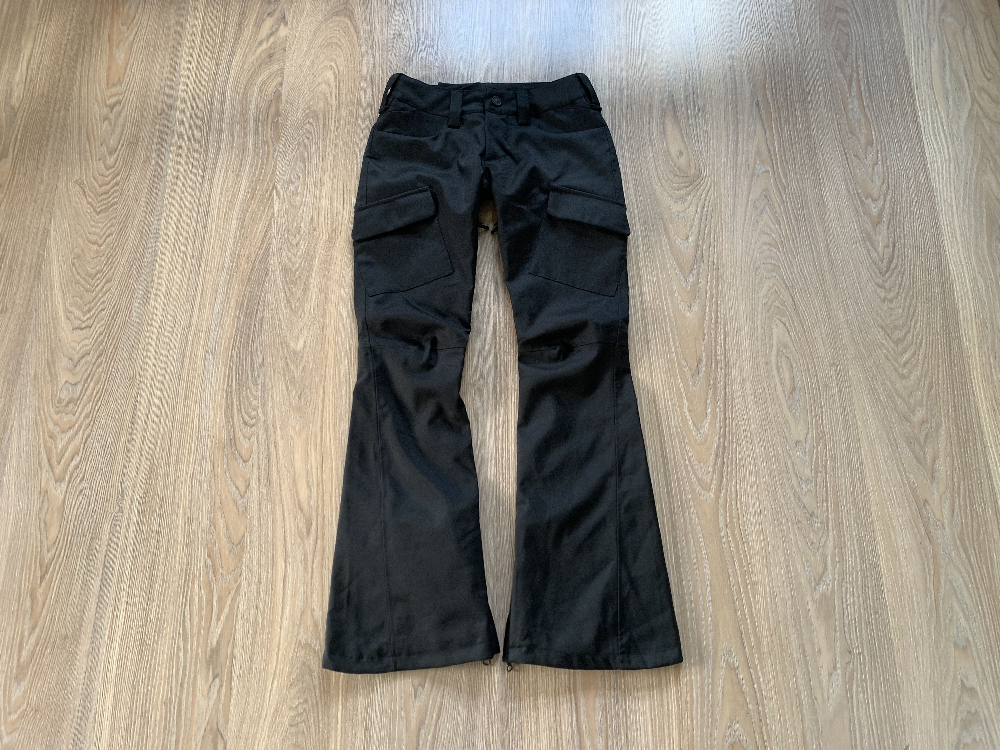 Sports Specialties Gsou Snow Womens Bell Bottom Black Ski Pants Size 25" / US 0 / IT 36 - 12 Thumbnail