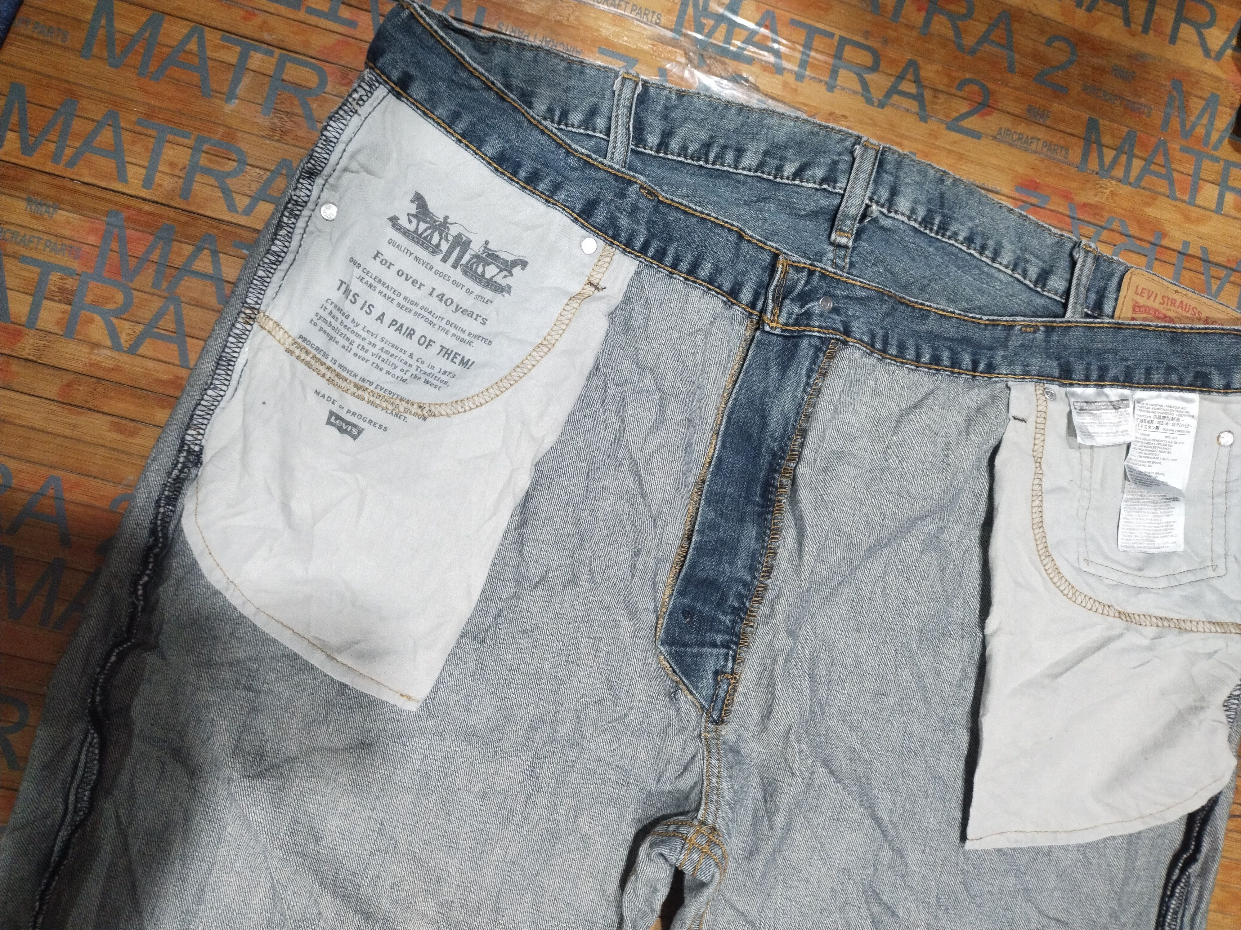 Levi's × Vintage Jeans Levis 559 Sz 44" Size US 44 / EU 60 - 12 Thumbnail