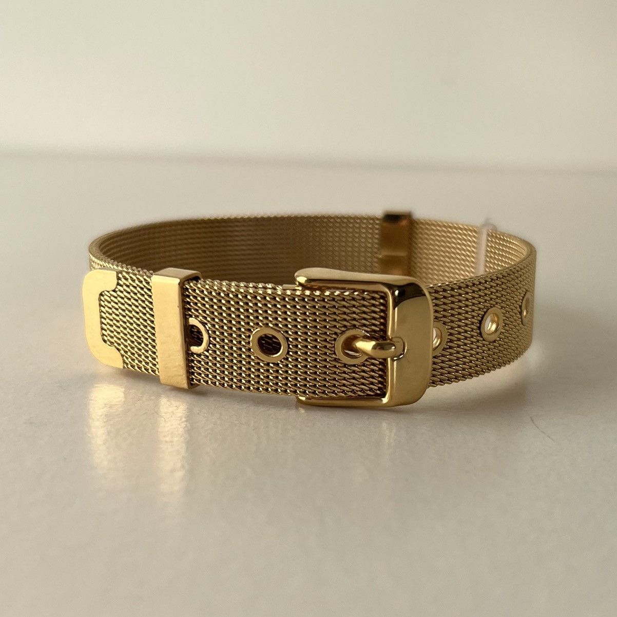 Jewelry Gold belt buckle bracelet Size ONE SIZE - 2 Thumbnail