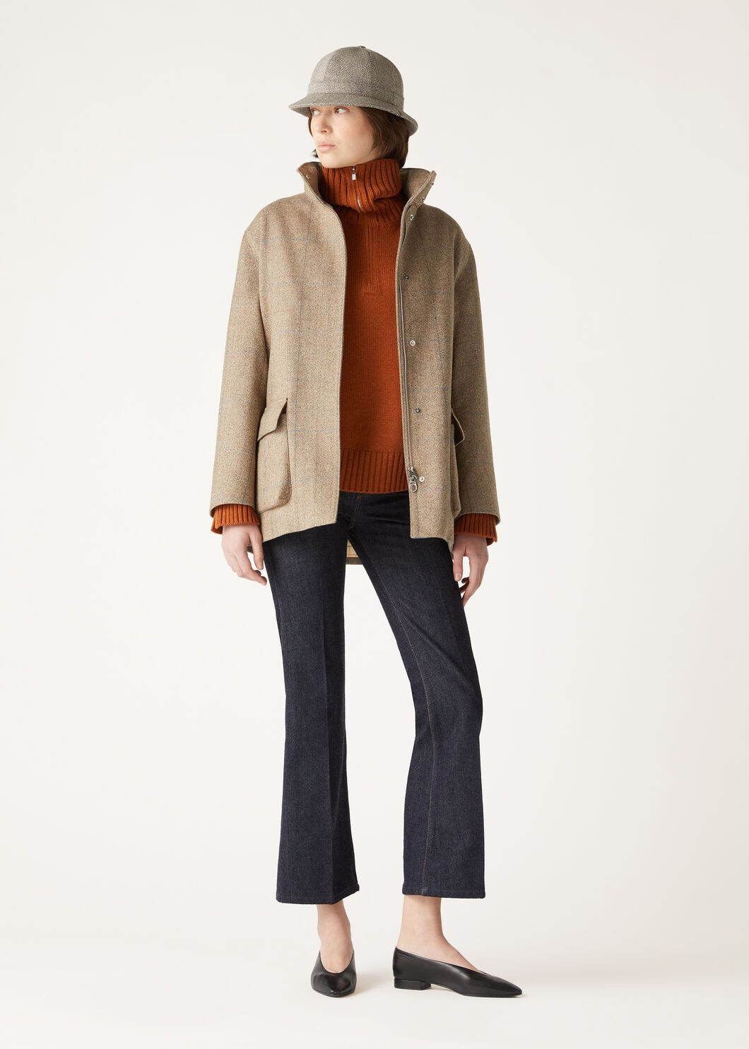 Loro Piana o1w1db10825 FAN3805 Parksville Pullover in Orange Size S / US 4 / IT 40 - 2 Thumbnail