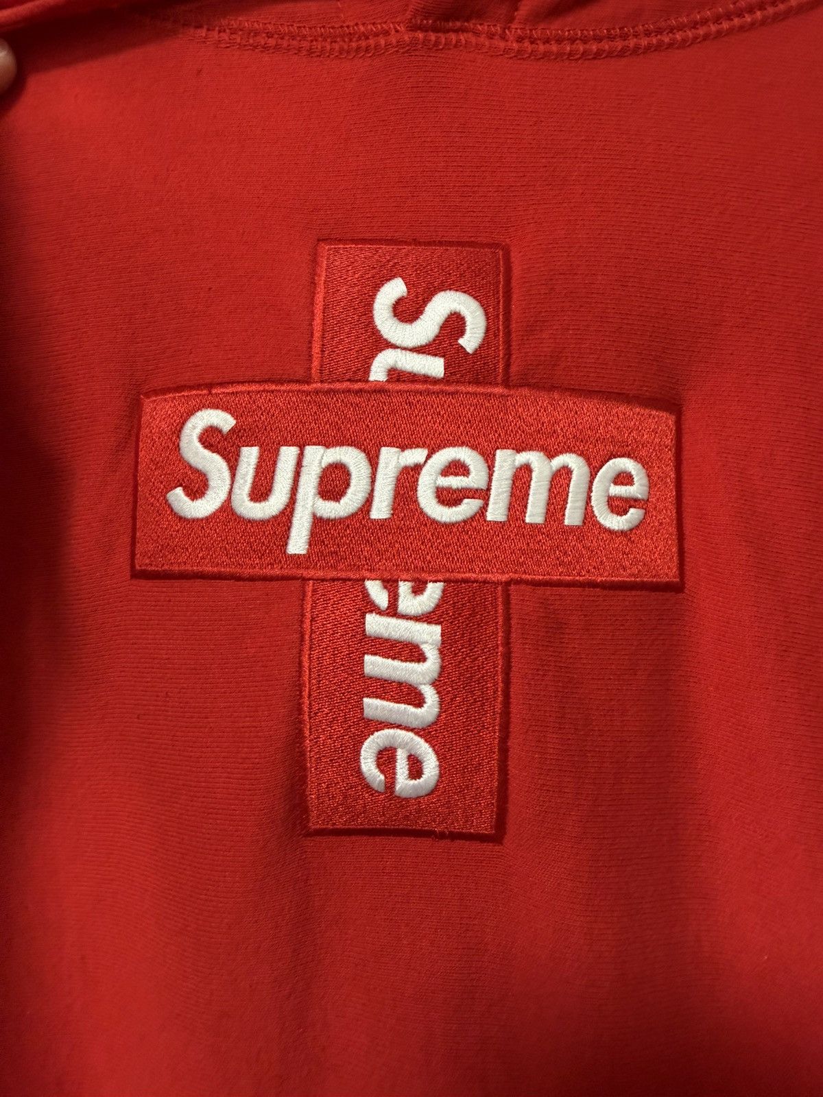 Supreme RED SUPREME CROSS BOX LOGO FW20 Size US S / EU 44-46 / 1 - 2 Thumbnail