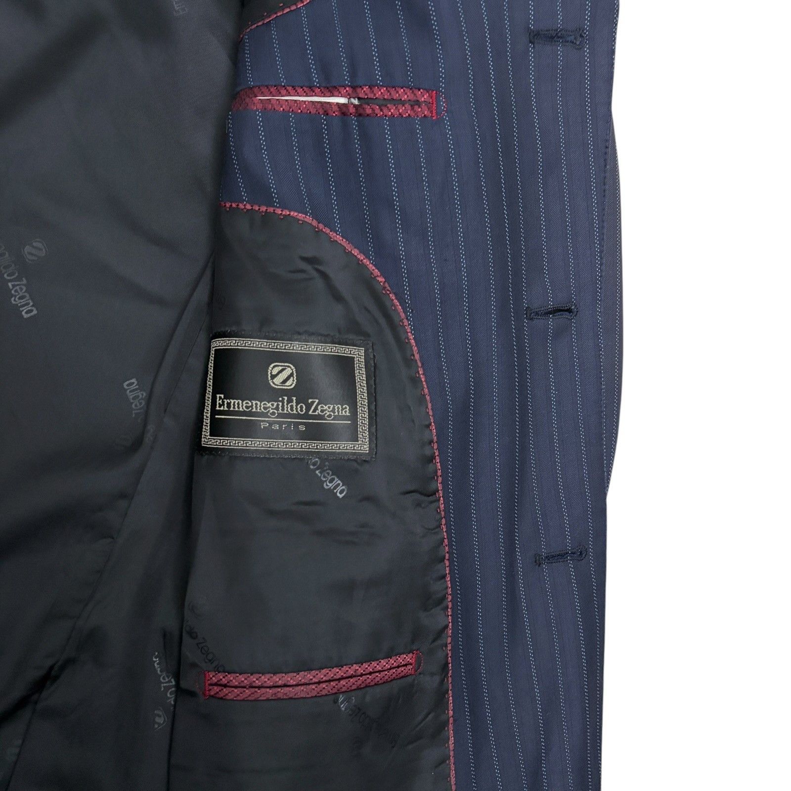 Ermenegildo Zegna $5000 ZEGNA VINTAGE Luxury Suit Blazer & Dress Pants 44R Size 44R - 7 Thumbnail