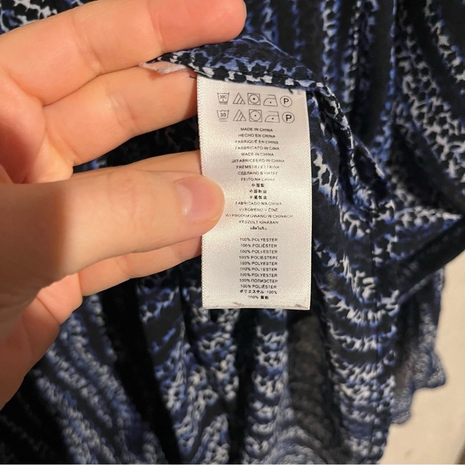 Michael Kors Michael Kors Sheer Blue Collared Dress Shirt Women’s Sz M Size M / US 6-8 / IT 42-44 - 3 Thumbnail