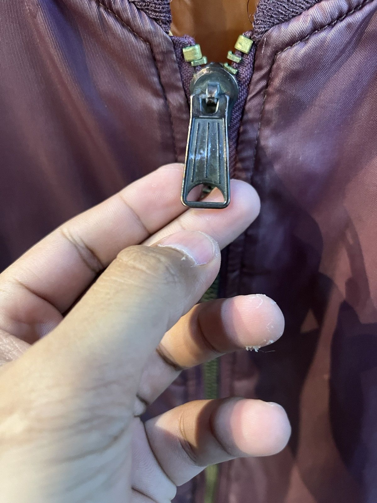 Vintage VINTAGE Bomber Jacket REVERSED Size US L / EU 52-54 / 3 - 9 Thumbnail