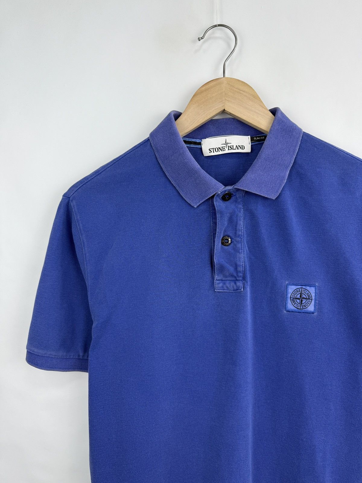 Stone Island 🇮🇹 Y2K Stone Island Patch Program Polo T-Shirt Rare Retro Size US L / EU 52-54 / 3 - 2 Thumbnail