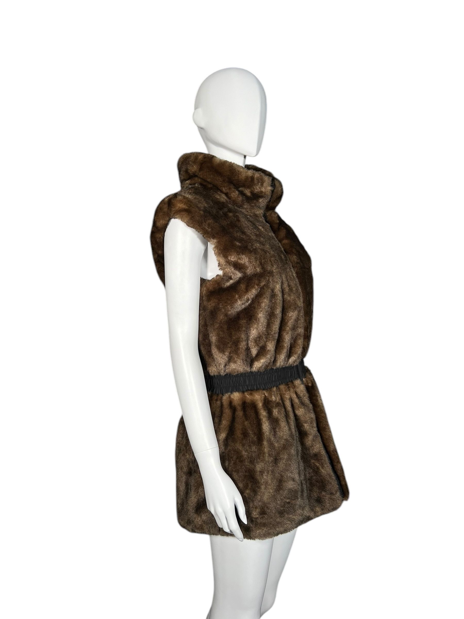 Jean Paul Gaultier Faux Fur Sleeveless Vest