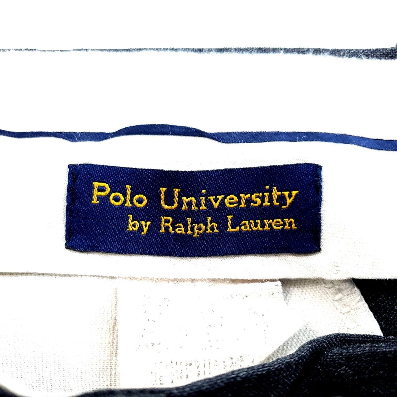 Polo Ralph Lauren Polo University Ralph Lauren Wool Gray Pleated Cuffed Mid Ri Size 36R - 4 Thumbnail