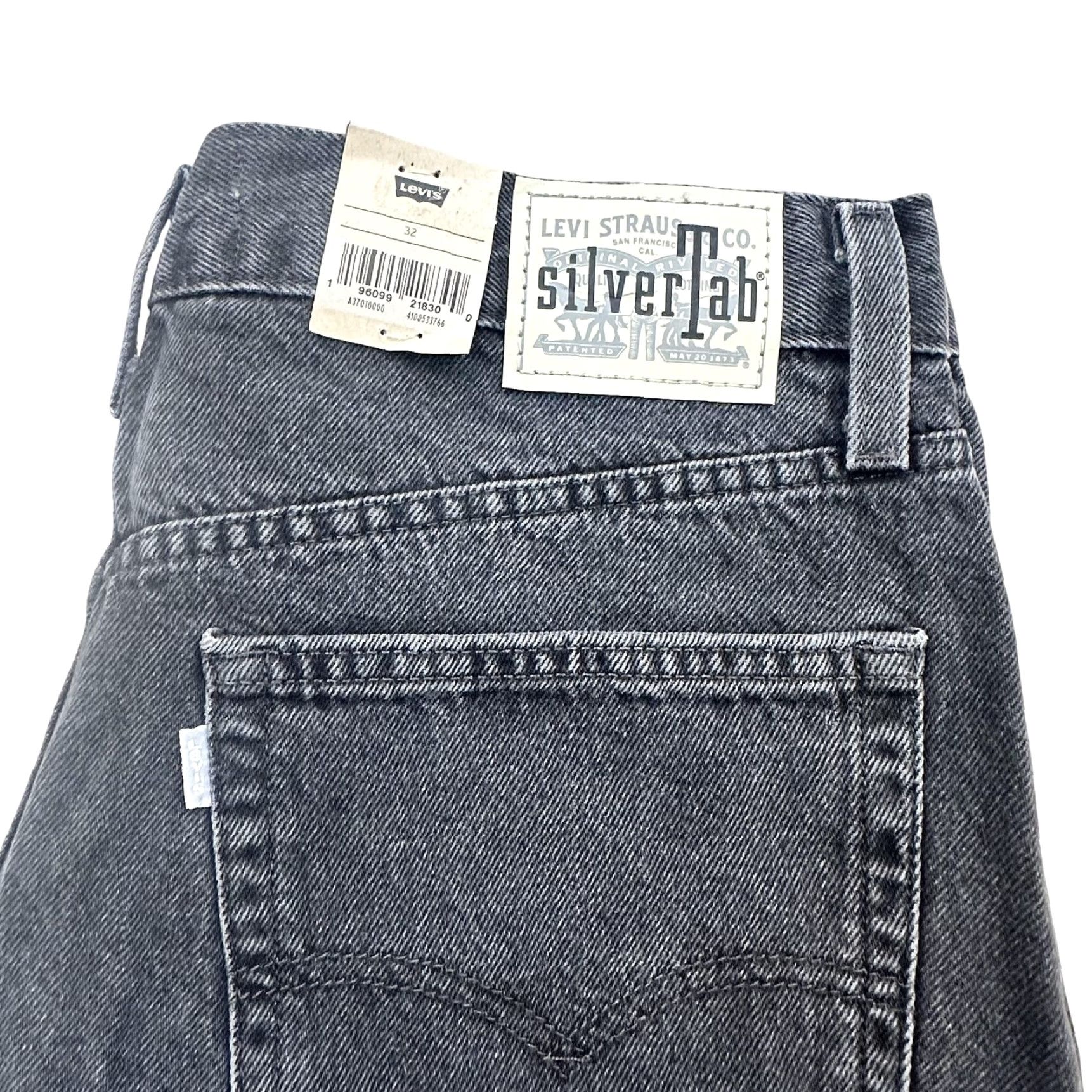 Levi's Levi's Womens Shorts Mom Denim Gray W32 High-Waisted Water Less 3.5in Inseam Relaxed Front Pockets Casual Vintage: No Size 24" / US 00 / IT 34 - 2 Thumbnail