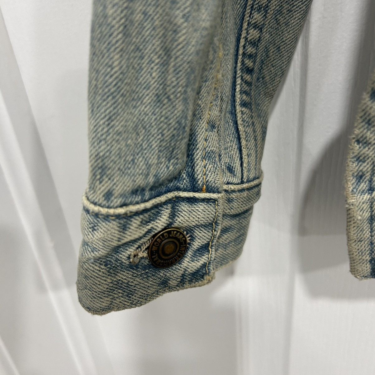 Kapital Vintage Kapital Rhinestone Sunset Pueblo Denim Jean Jacket Size US S / EU 44-46 / 1 - 5 Thumbnail